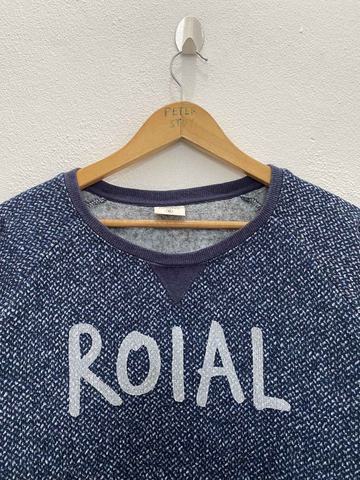 Japanese Brand ROIAL SWEATER BIG LOGO Size US M / EU 48-50 / 2 - 3 Thumbnail