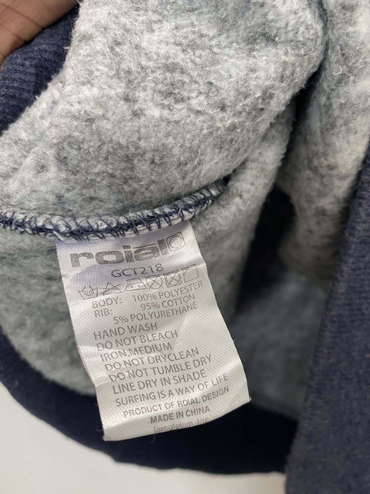 Japanese Brand ROIAL SWEATER BIG LOGO Size US M / EU 48-50 / 2 - 7 Thumbnail