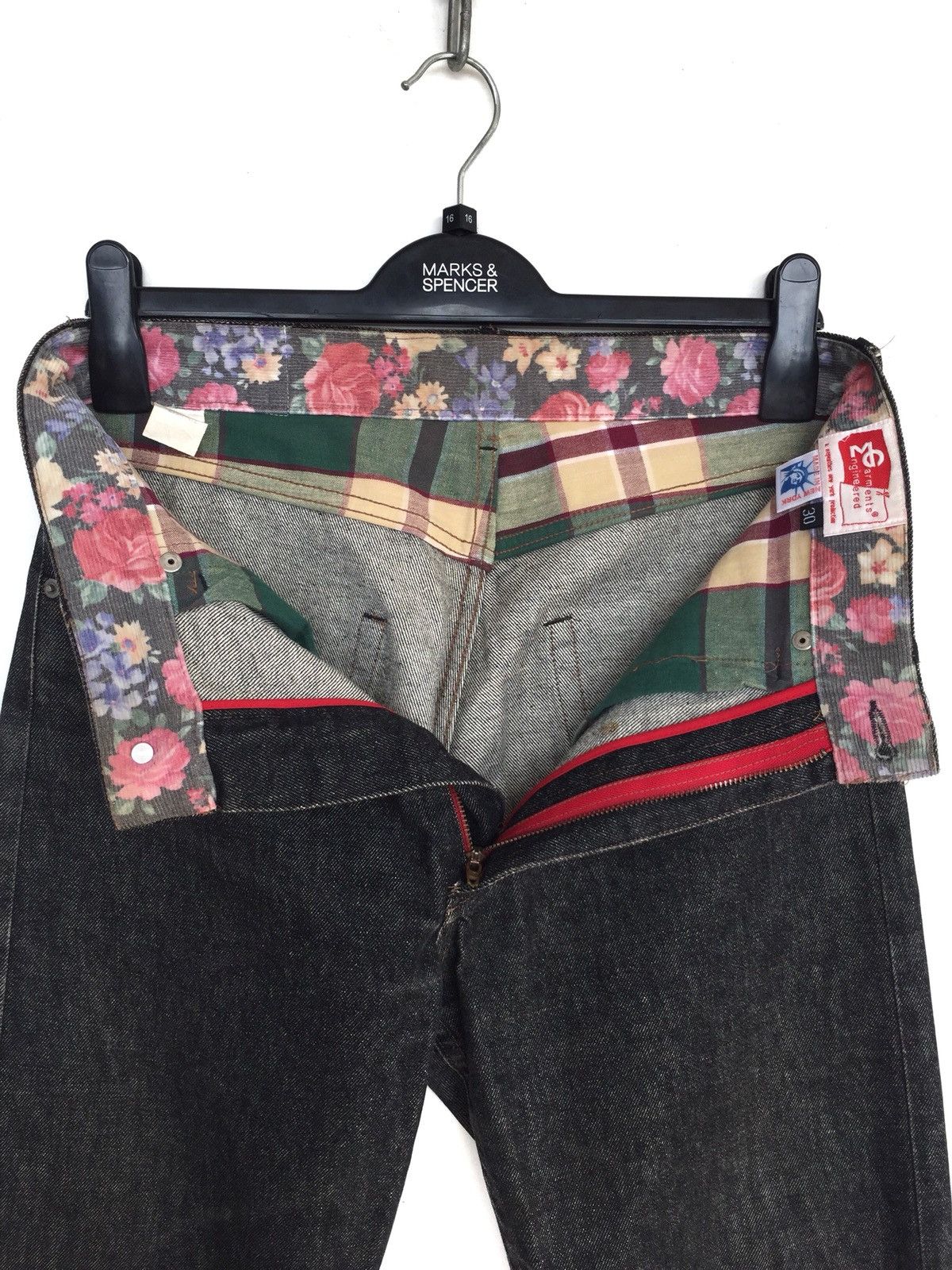 Engineered Garments SS12 Engineered Garment 🇺🇸 NY Floral Lining Denim Size US 30 / EU 46 - 10 Thumbnail
