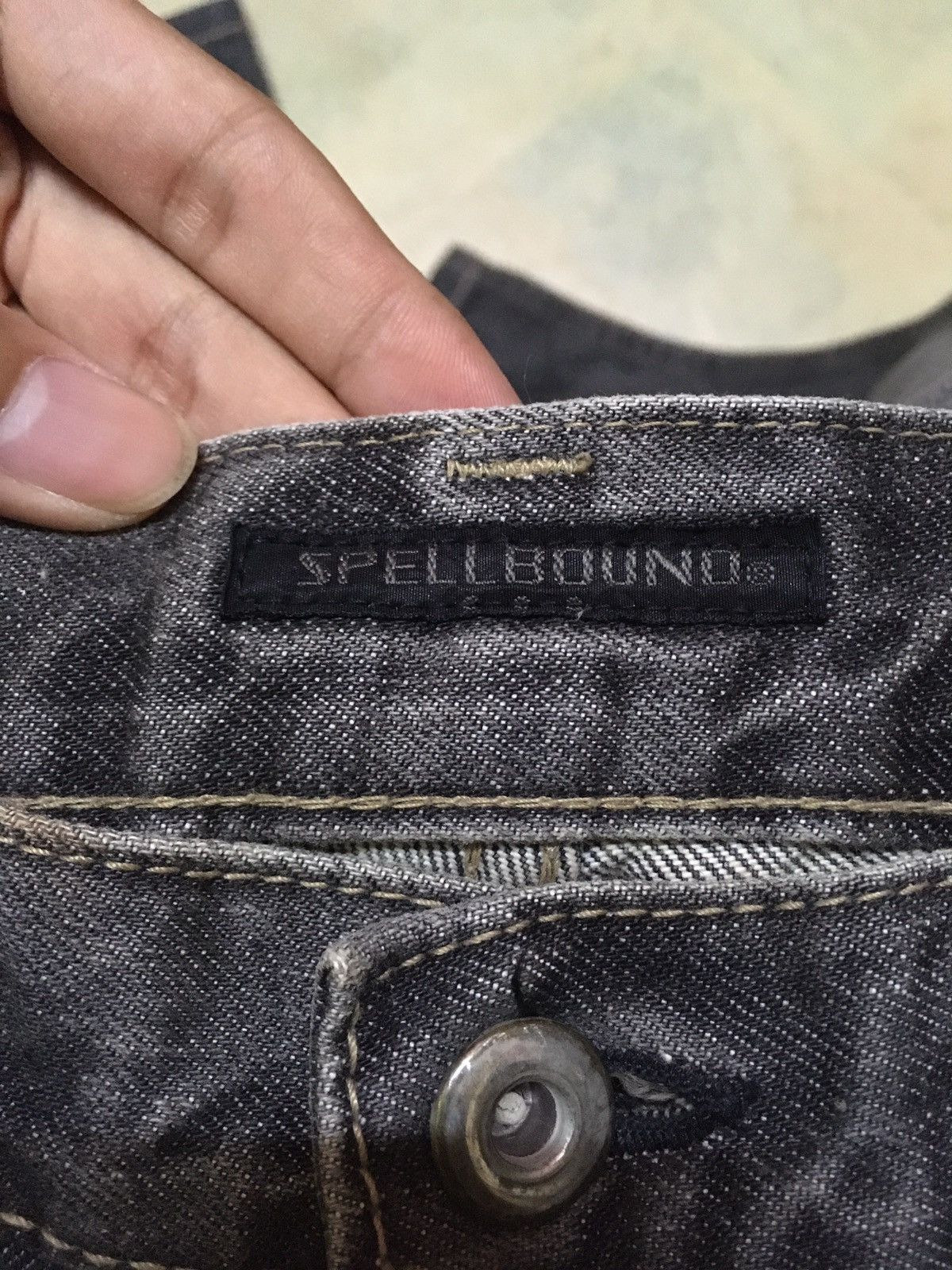 Spellbound Japanese Brand Spellbound Distressed Style Denim Jeans Size US 34 / EU 50 - 7 Thumbnail