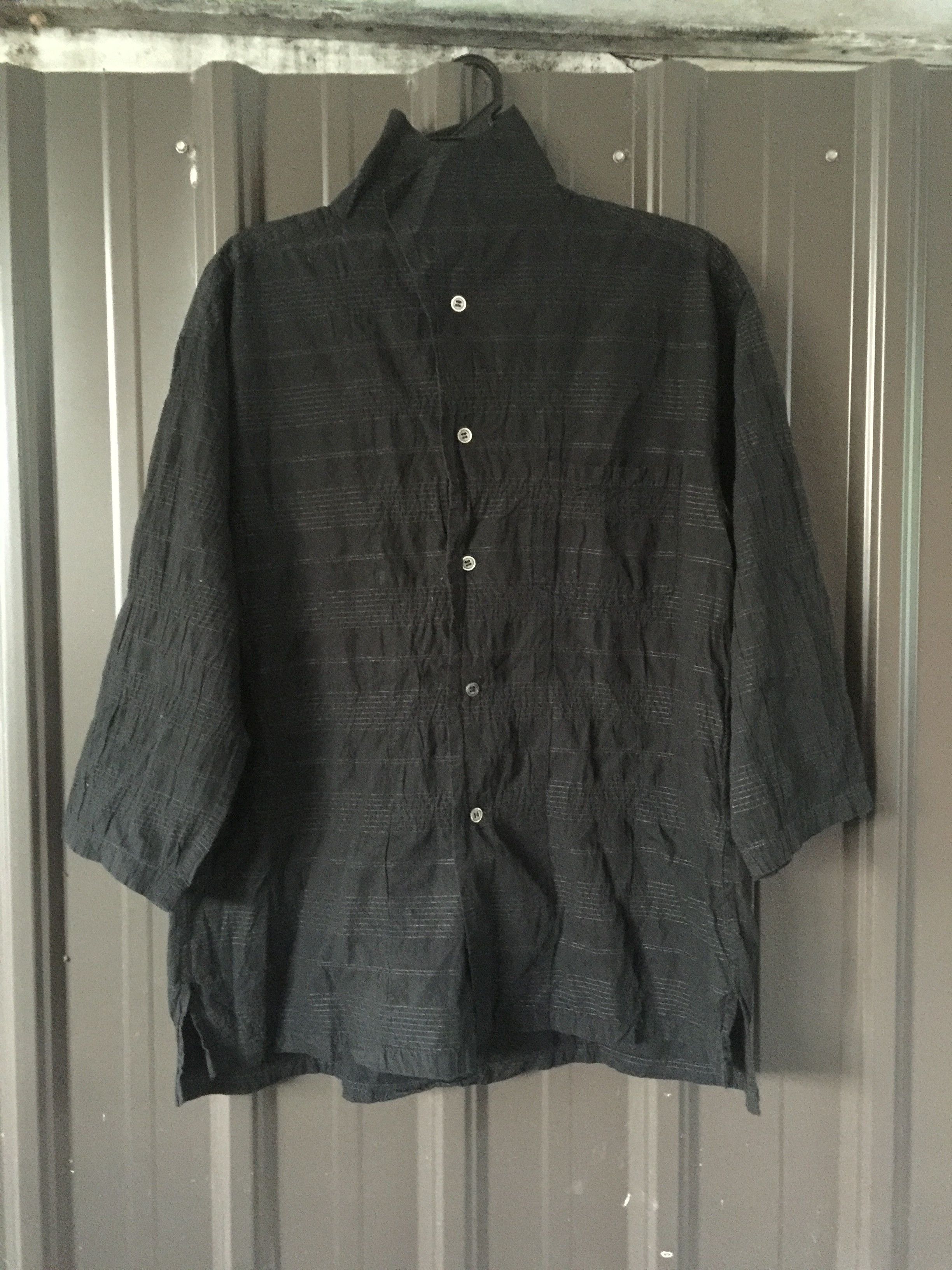 Issey Miyake Vintage Plantation Issey Miyake High Neck Light Jacket Size US M / EU 48-50 / 2 - 1 Thumbnail