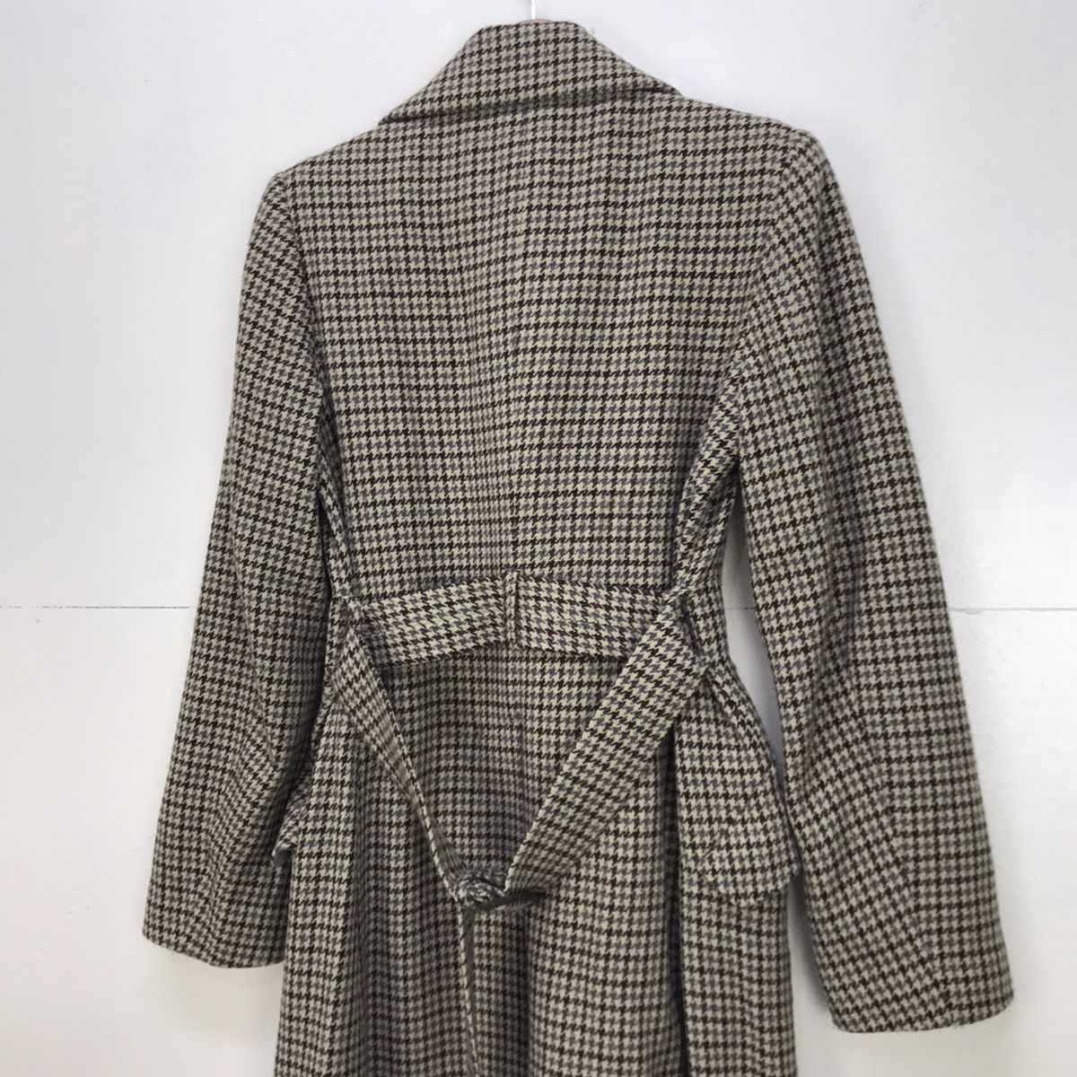 Issey Miyake Zucca by Issey Miyake Classic Check Wool Coat Size S / US 4 / IT 40 - 7 Thumbnail