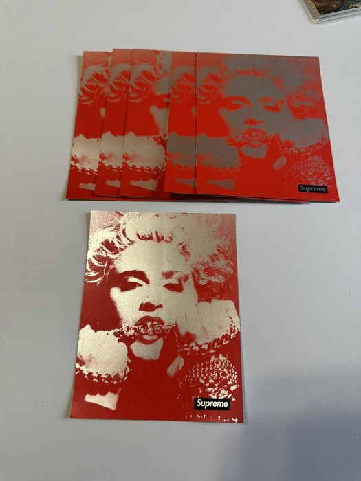 Supreme store madonna sticker