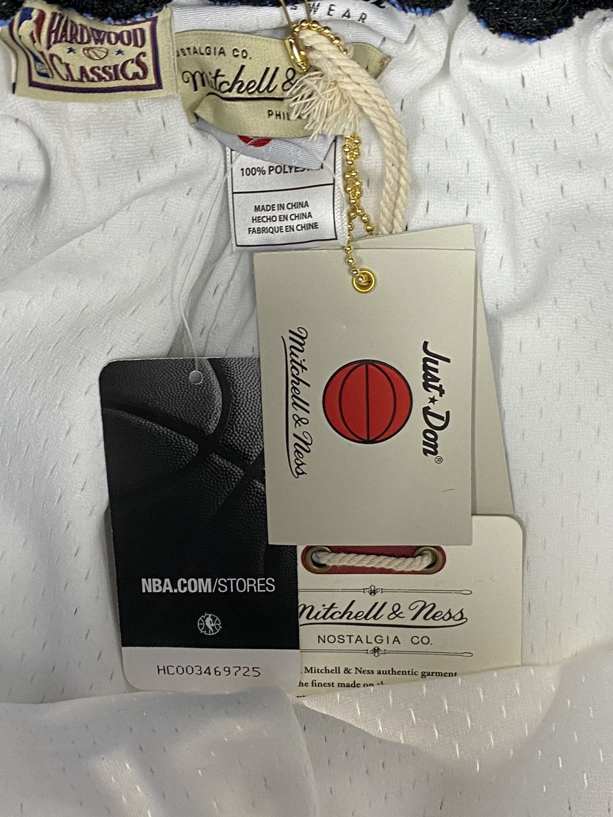 Just Don Just Don Cleveland All Star Game Shorts White Size US 32 / EU 48 - 4 Thumbnail