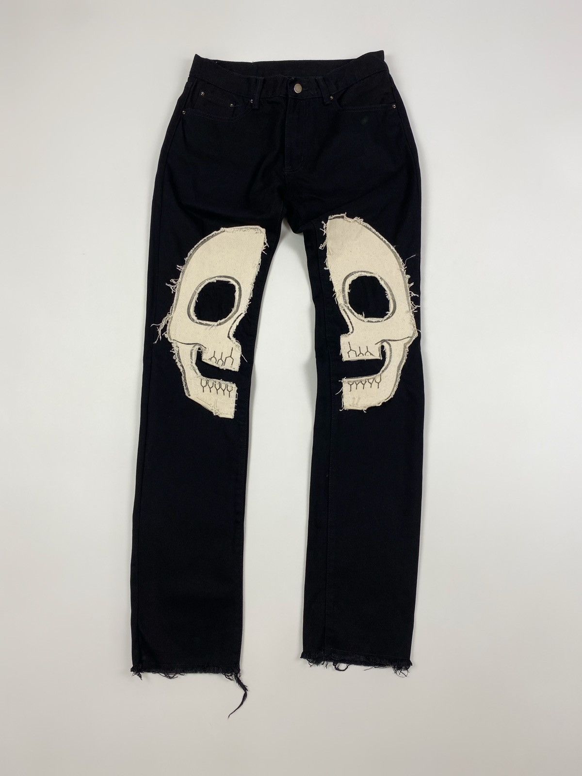 MNML MNML Skulls Jeans Pants Size US 31 - 4 Thumbnail