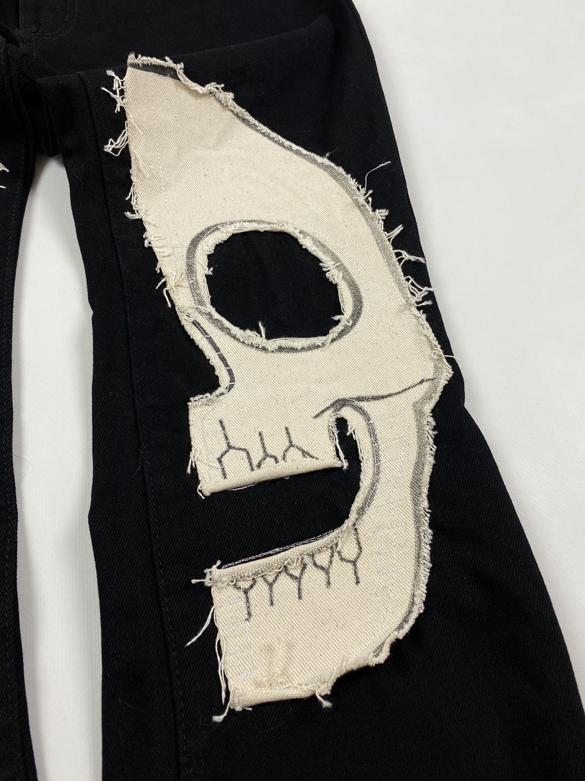 MNML MNML Skulls Jeans Pants Size US 31 - 8 Thumbnail