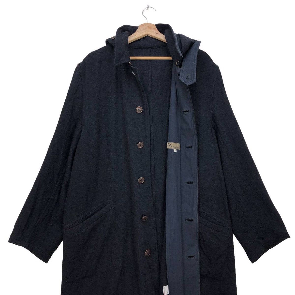Yohji Yamamoto Achieve🔥Vtg Y’s For Men Yohji Yamamoto Long Coat Overcoat Size US M / EU 48-50 / 2 - 4 Thumbnail