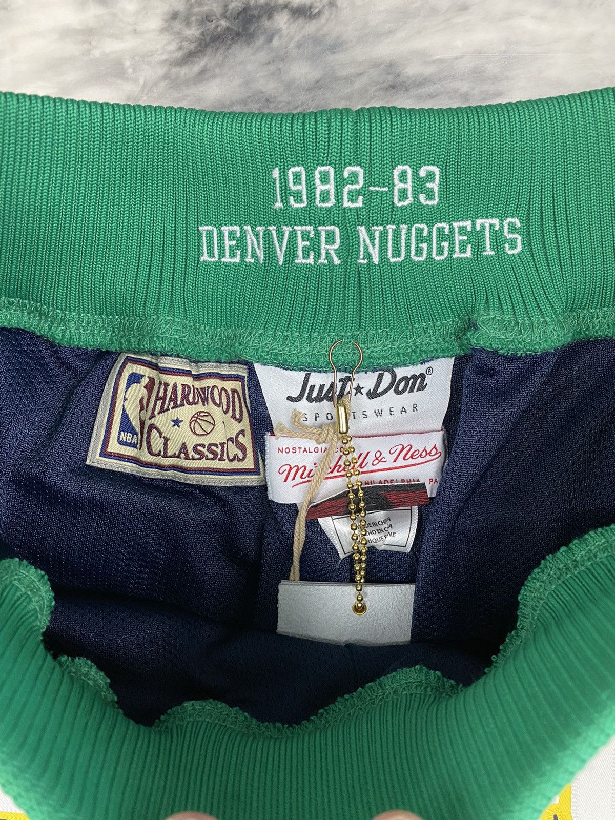 Just Don Just Don Denver Nuggets Shorts 1982 Navy Size US 32 / EU 48 - 4 Thumbnail