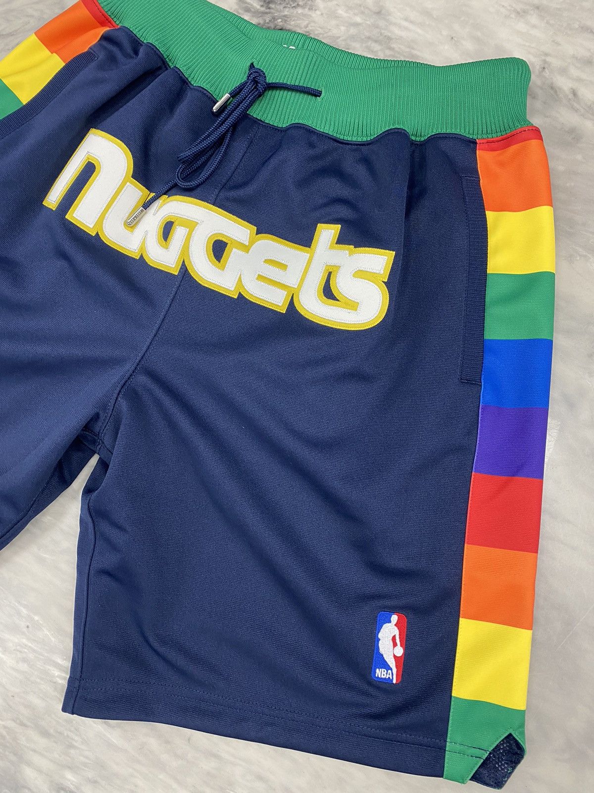 Just Don Just Don Denver Nuggets Shorts 1982 Navy Size US 32 / EU 48 - 3 Thumbnail