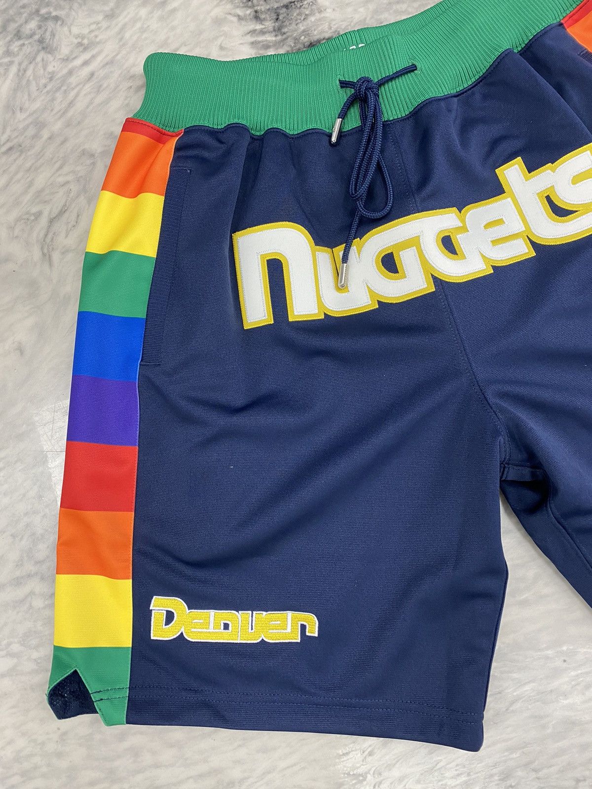Just Don Just Don Denver Nuggets Shorts 1982 Navy Size US 32 / EU 48 - 2 Thumbnail