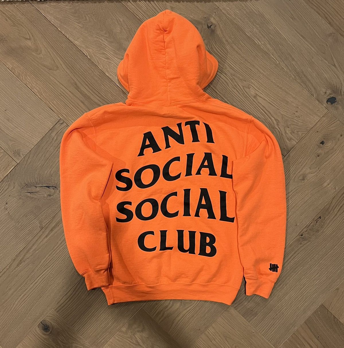 Anti Social Social Club Undefeated Anti Social Social Club x Undefeated Paranoid Hoodie Grailed