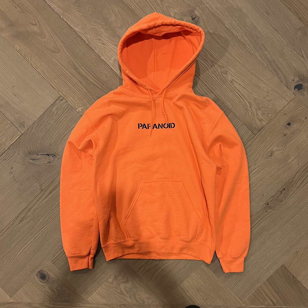 Undefeated Paranoid Hoodie Orange Anti Social Club Undefeated