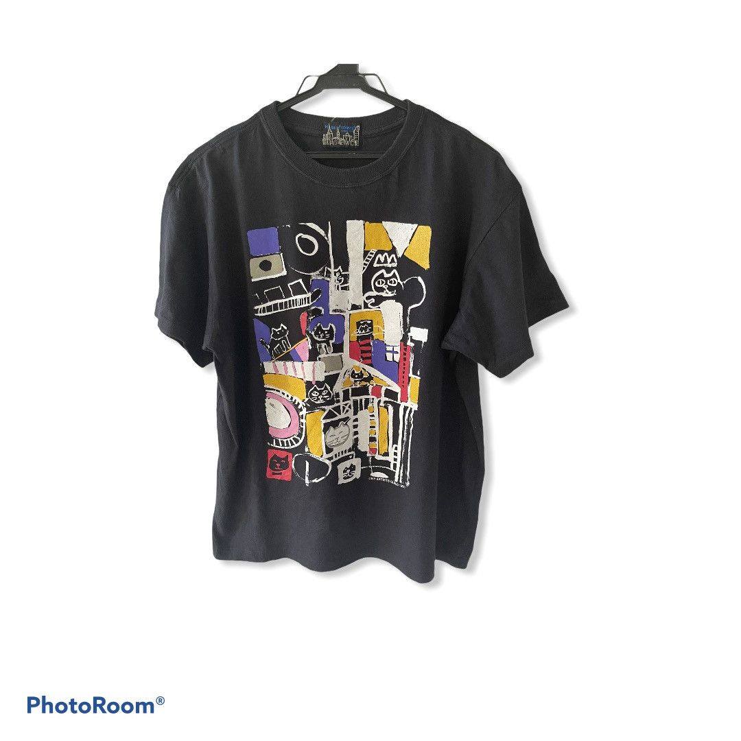 Keith Haring VINTAGE MANHANTTANER'S 90s NY ARTISTS GUILD Size US M / EU 48-50 / 2 - 1 Thumbnail