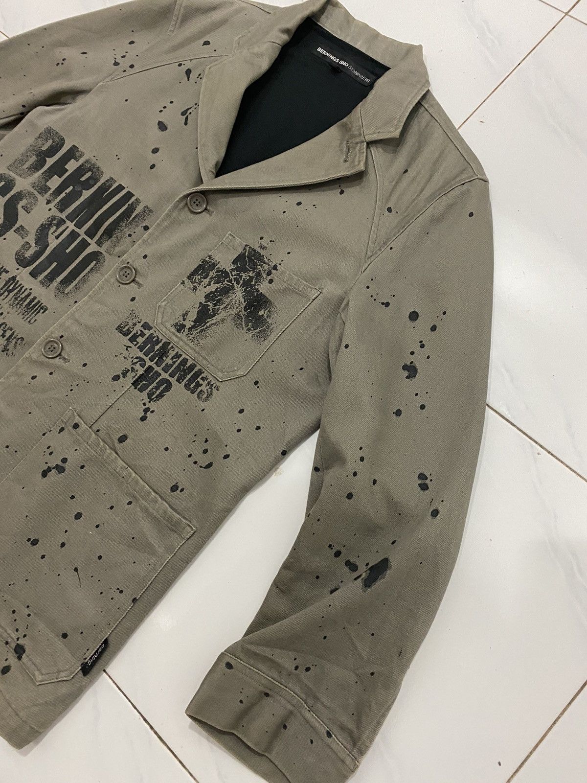 Japanese Brand Bernings Sho Punk Emo Multipocket Jacket Size US M / EU 48-50 / 2 - 5 Thumbnail