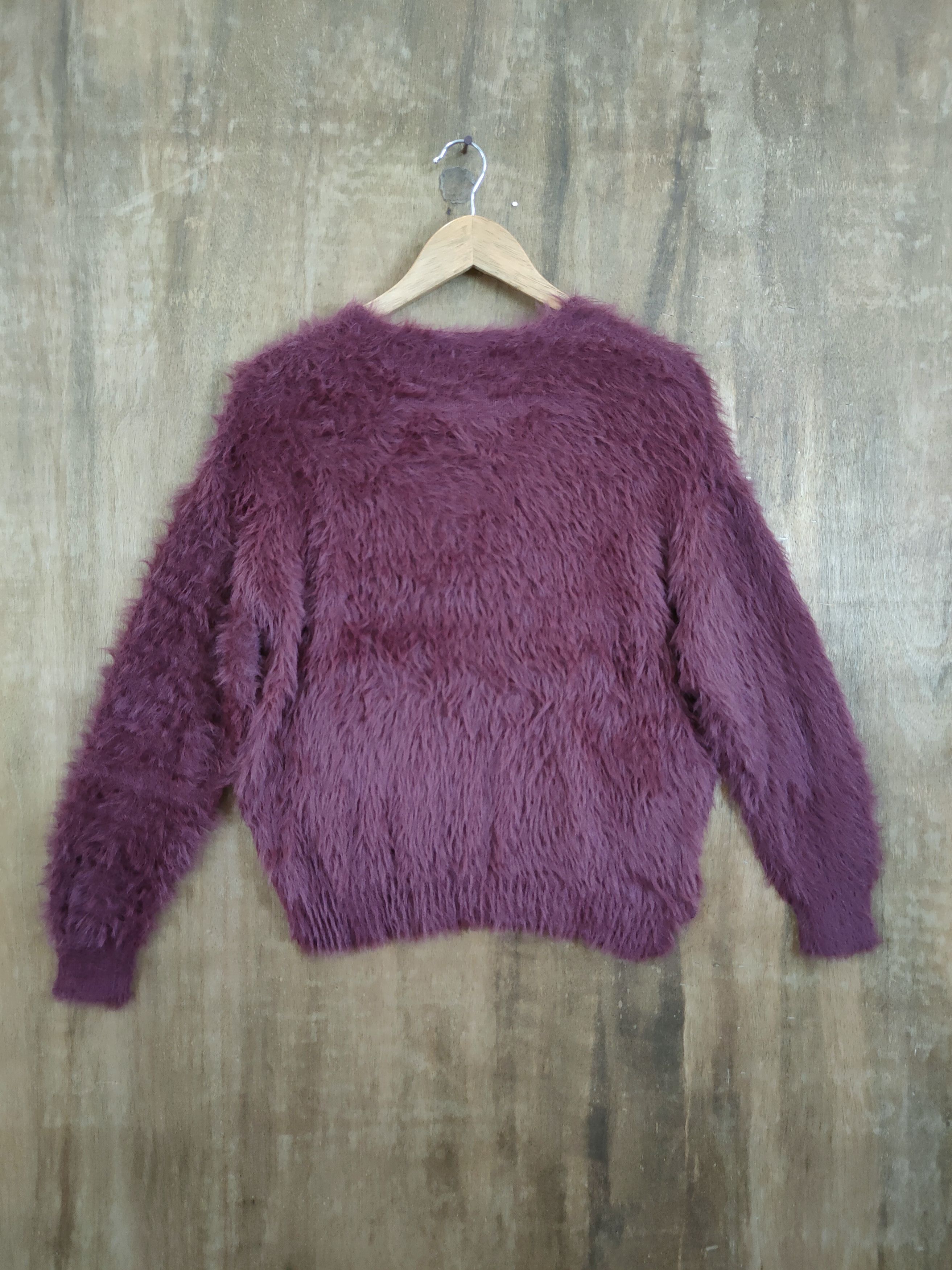 Homespun Knitwear Re chichi soft fur mohair shag shaggy knitwear #46-936 Size US S / EU 44-46 / 1 - 8 Thumbnail