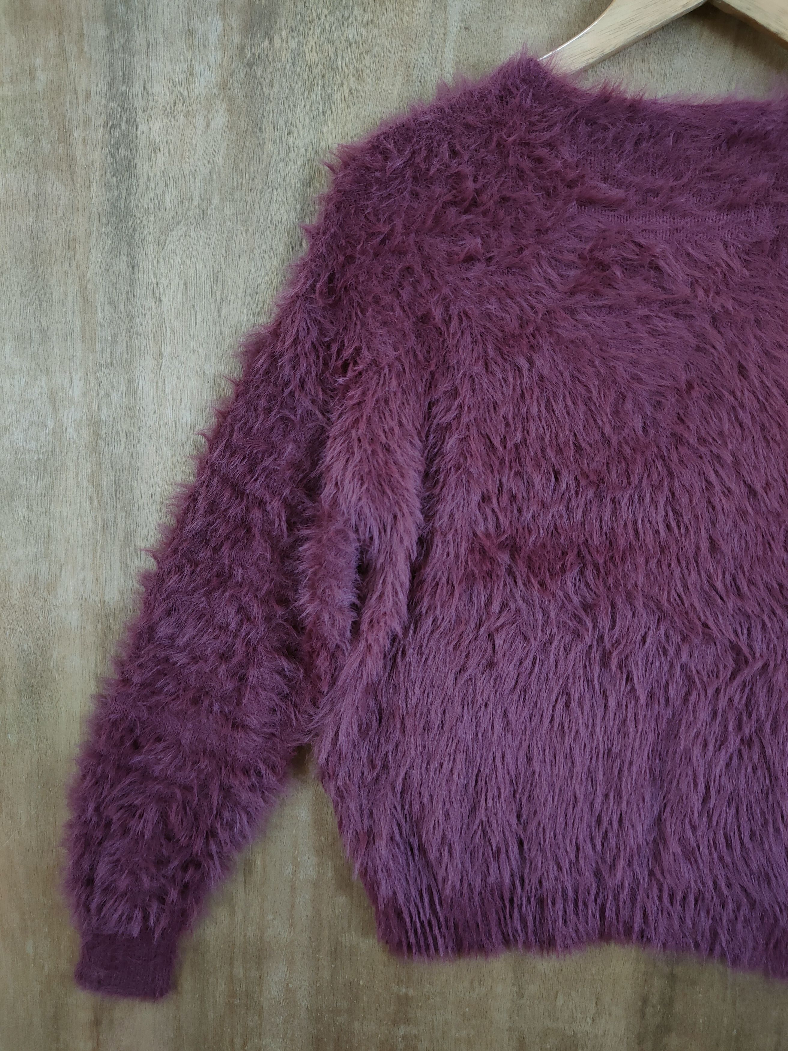Homespun Knitwear Re chichi soft fur mohair shag shaggy knitwear #46-936 Size US S / EU 44-46 / 1 - 9 Thumbnail