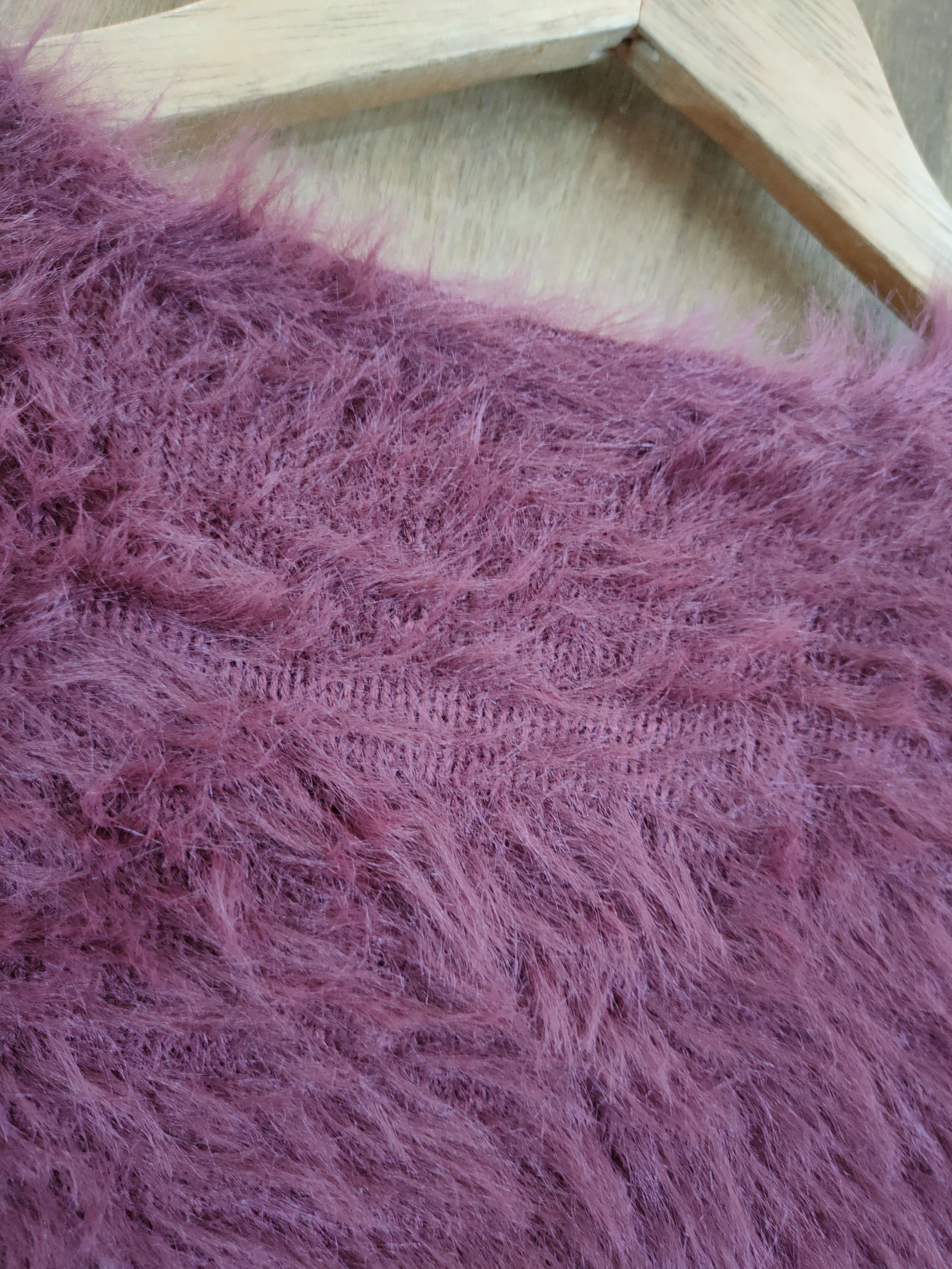 Homespun Knitwear Re chichi soft fur mohair shag shaggy knitwear #46-936 Size US S / EU 44-46 / 1 - 11 Thumbnail