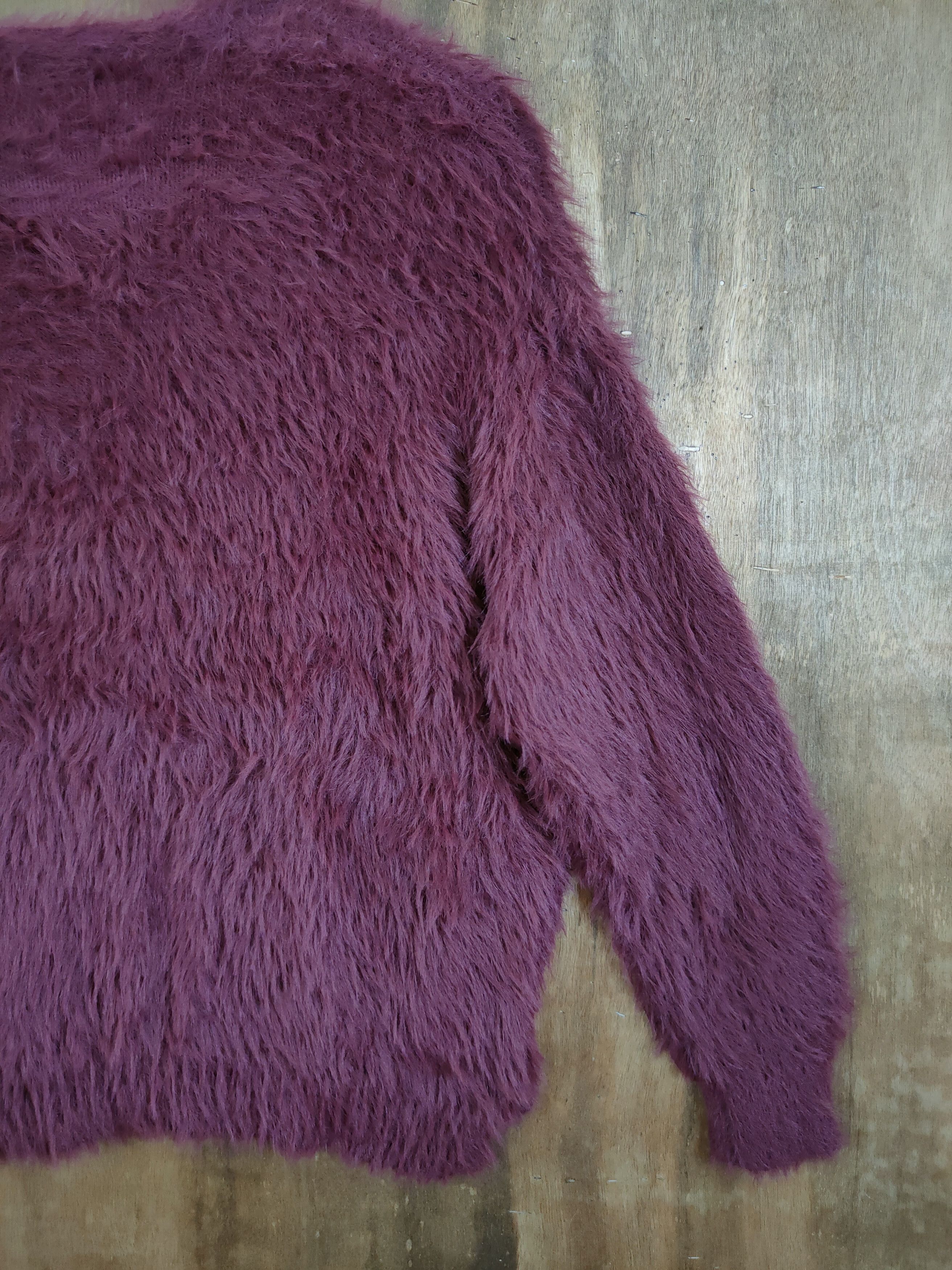Homespun Knitwear Re chichi soft fur mohair shag shaggy knitwear #46-936 Size US S / EU 44-46 / 1 - 10 Thumbnail