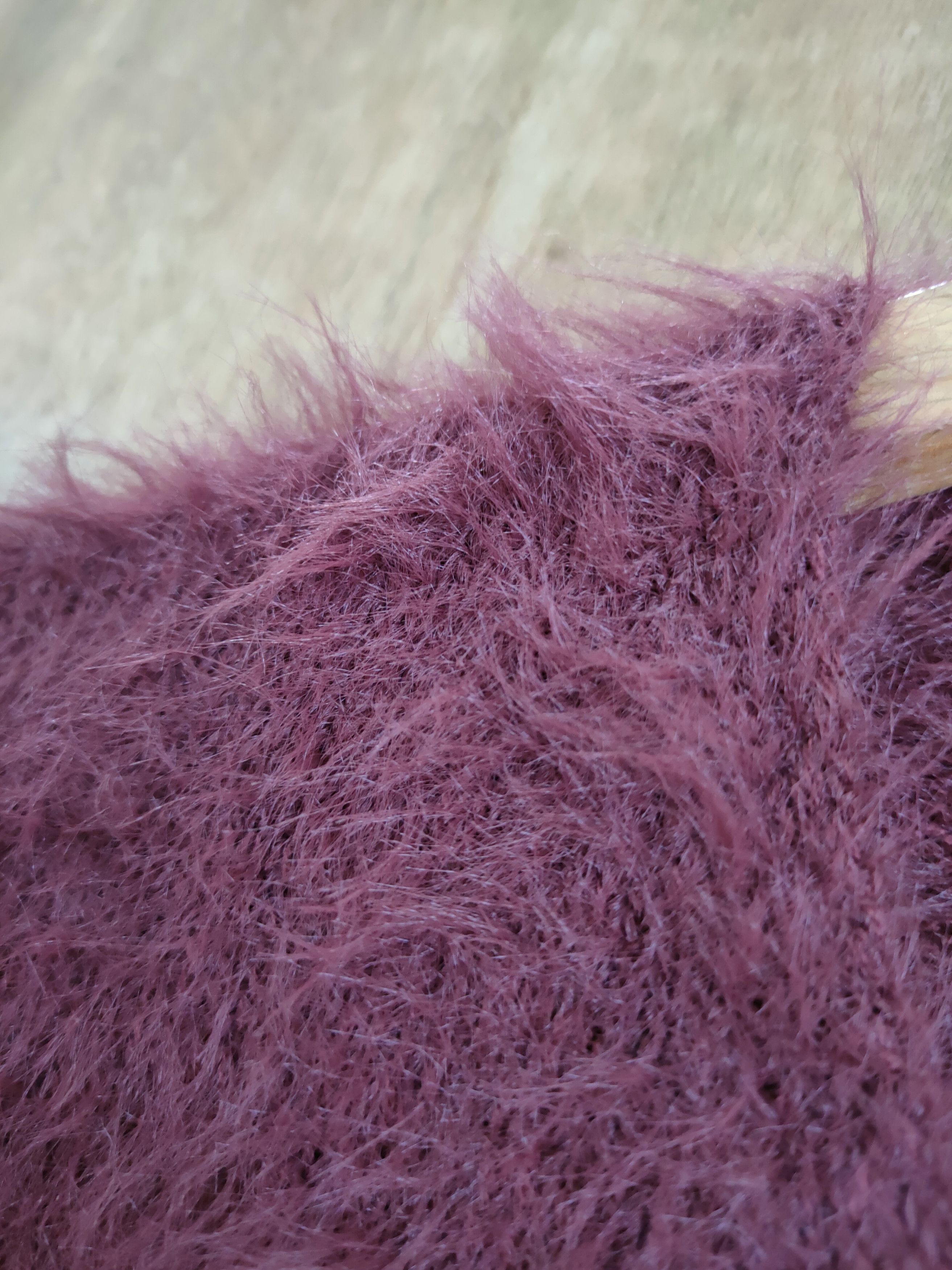 Homespun Knitwear Re chichi soft fur mohair shag shaggy knitwear #46-936 Size US S / EU 44-46 / 1 - 5 Thumbnail