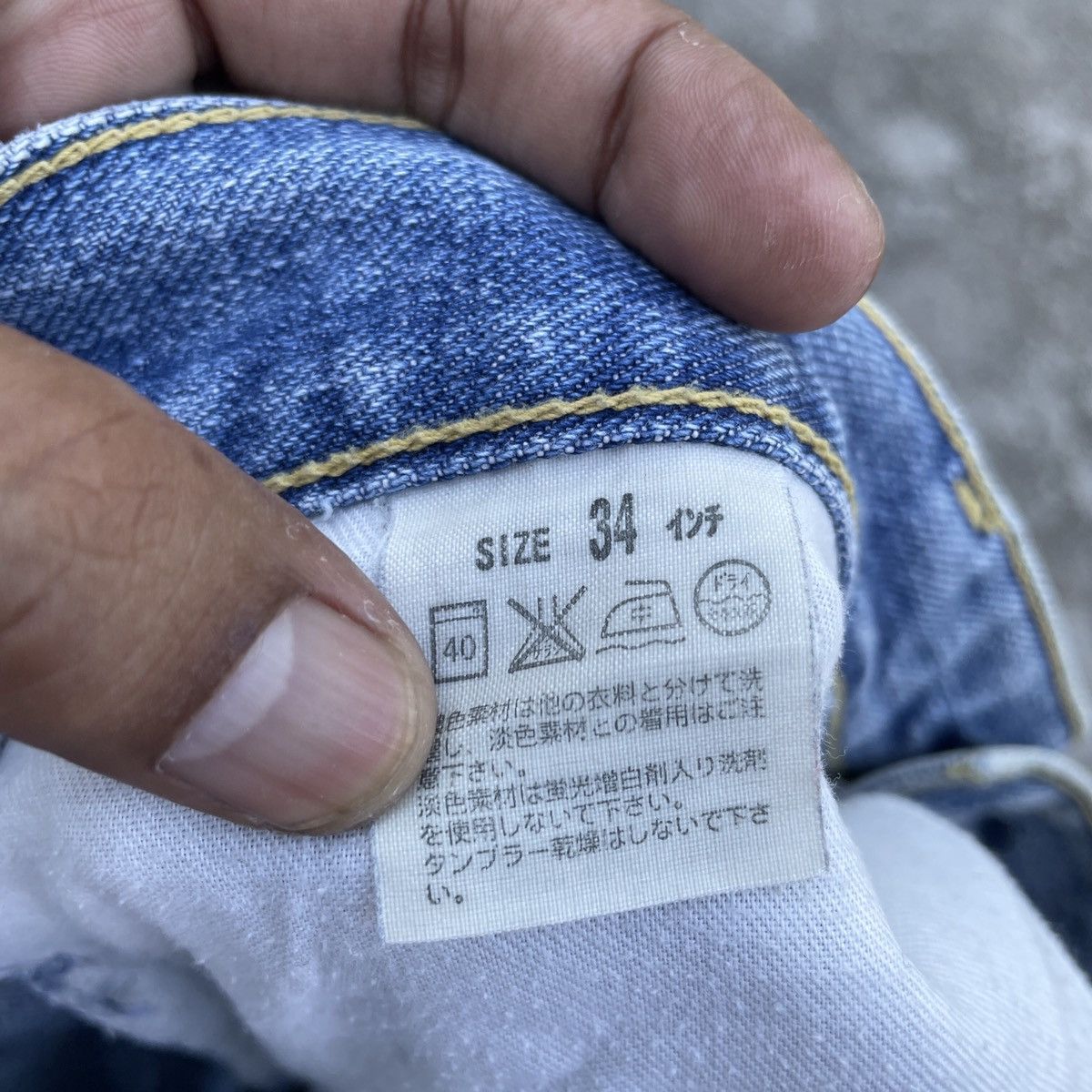 Levi's Vintage Y2K Levis 533 Distressed Denim Jeans Size US 33 - 5 Thumbnail