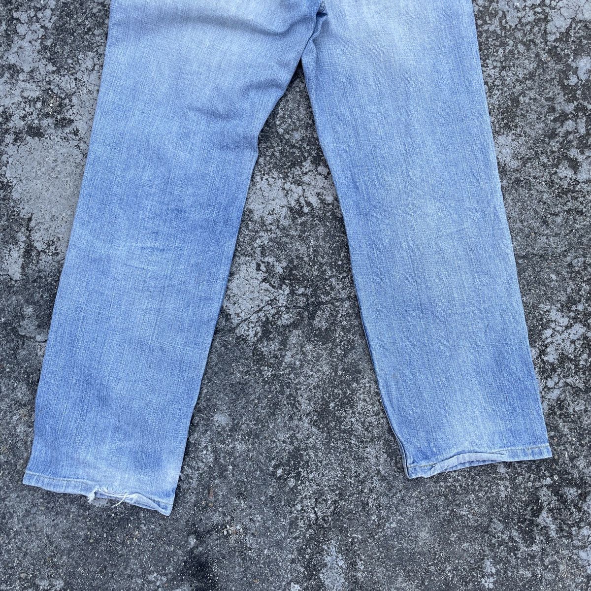 Levi's Vintage Y2K Levis 533 Distressed Denim Jeans Size US 33 - 10 Thumbnail
