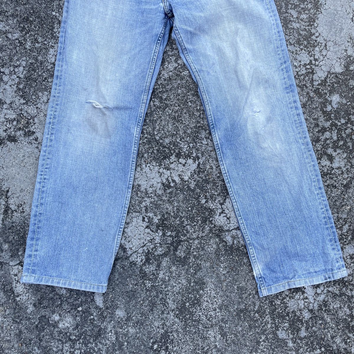 Levi's Vintage Y2K Levis 533 Distressed Denim Jeans Size US 33 - 4 Thumbnail