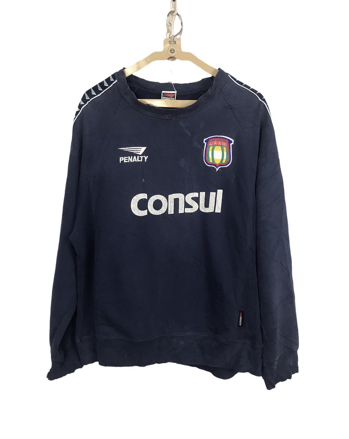 Penalty × Vintage Vintage sao ceatano club side tipe distressed sweatshirt Size US M / EU 48-50 / 2 - 1 Thumbnail