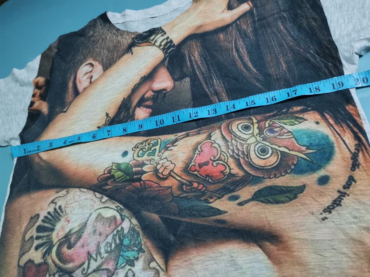 Japanese Brand × Vintage Vintage Sex Tatoo Sexy Fuck Romance Full Print shirt Size US M / EU 48-50 / 2 - 6 Thumbnail