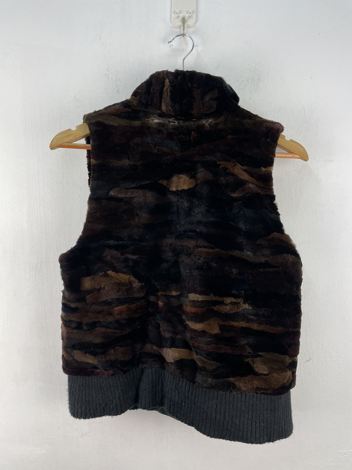 Japanese Brand 🇯🇵 Vintage Japanese Shaf Shaggy Mohair Mink Fur Vest Jacket Size US S / EU 44-46 / 1 - 4 Thumbnail