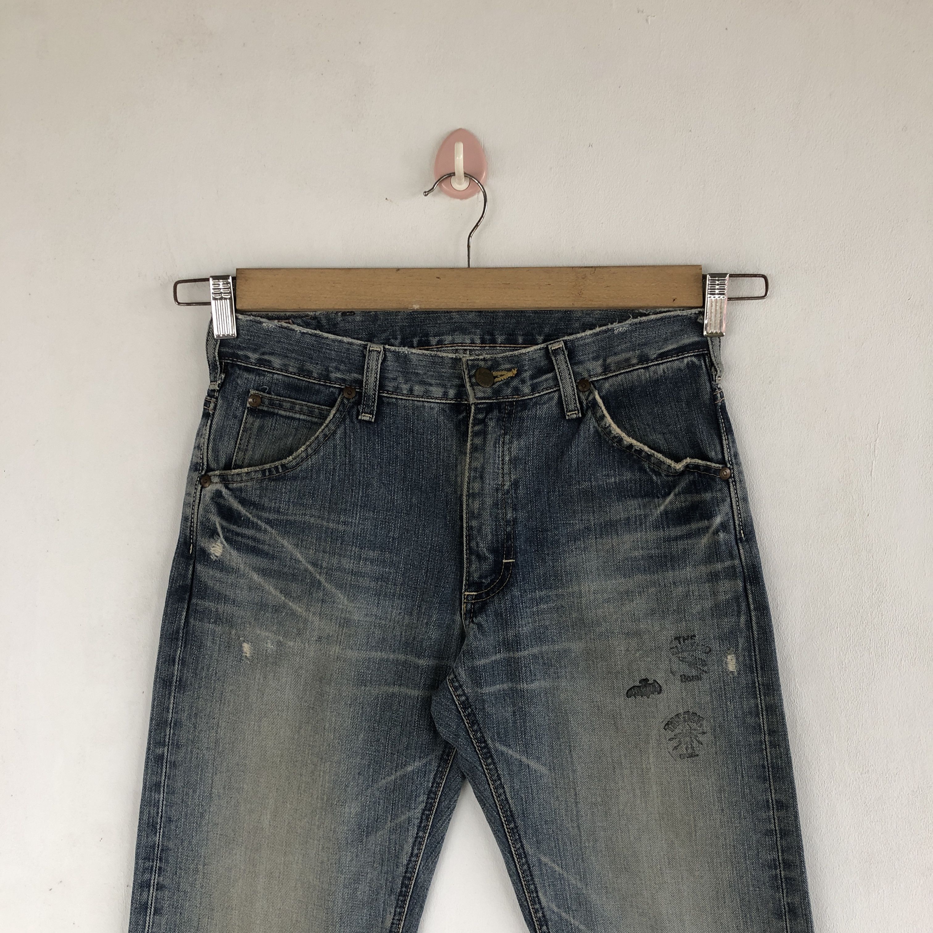 Lee Vintage Lee Jeans Lee Sanforized Denim Pants - BS40279. Size 28" / US 6 / IT 42 - 3 Thumbnail