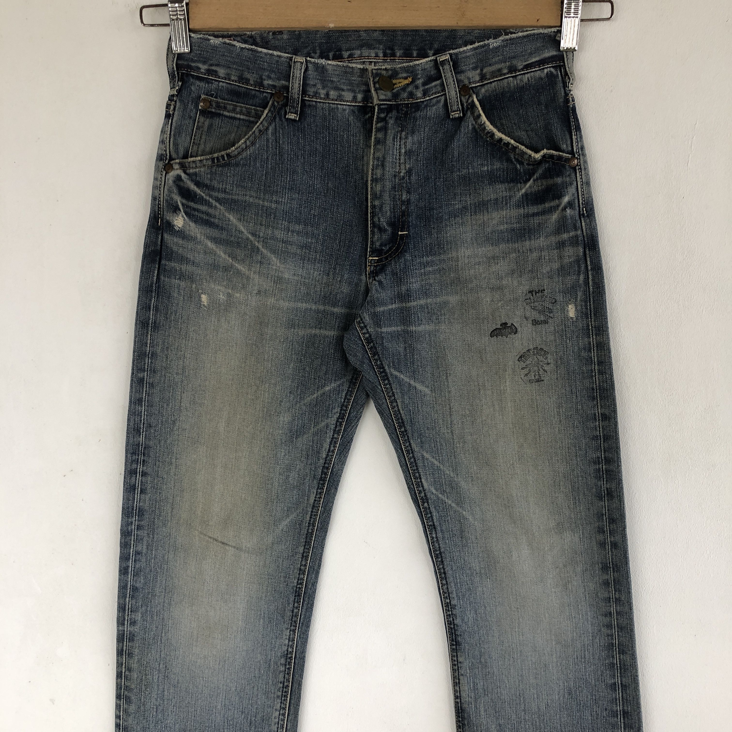 Lee Vintage Lee Jeans Lee Sanforized Denim Pants - BS40279. Size 28" / US 6 / IT 42 - 5 Thumbnail