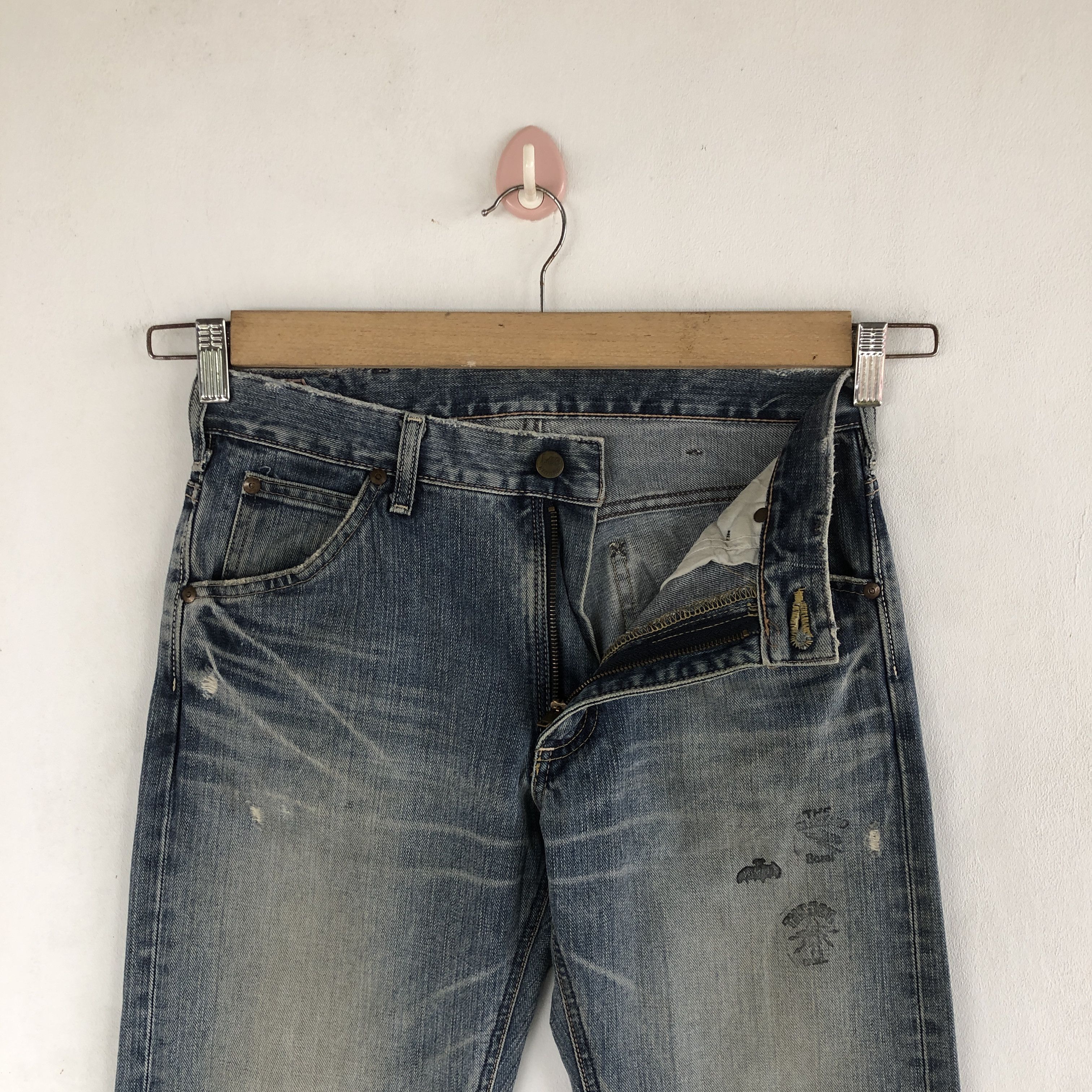 Lee Vintage Lee Jeans Lee Sanforized Denim Pants - BS40279. Size 28" / US 6 / IT 42 - 8 Thumbnail
