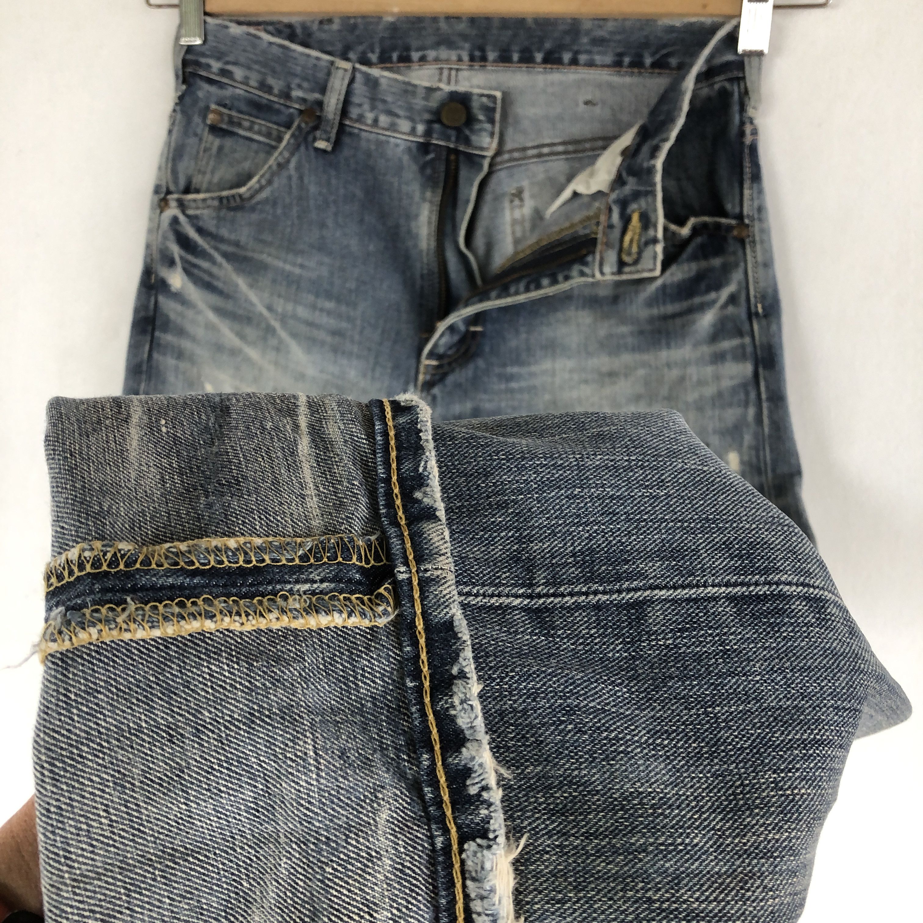 Lee Vintage Lee Jeans Lee Sanforized Denim Pants - BS40279. Size 28" / US 6 / IT 42 - 10 Thumbnail