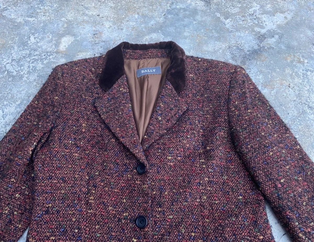 Bally Bally Silk Wool Blend Multicolor Jacket Size M / US 6-8 / IT 42-44 - 2 Thumbnail