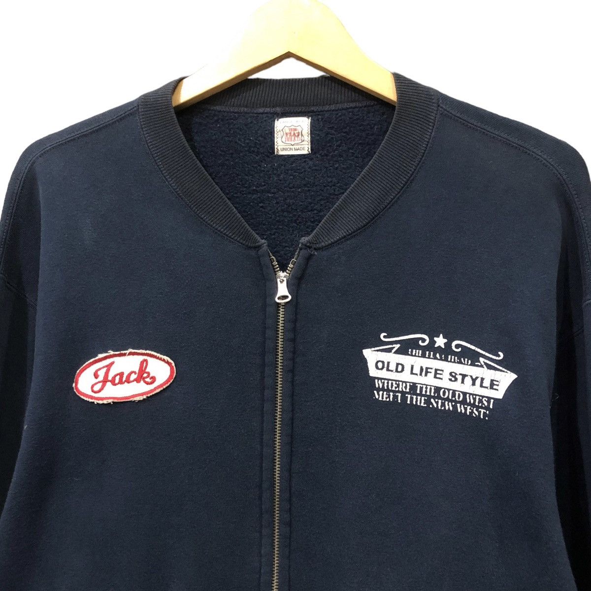 The Flat Head Two Pocket Zip Sweatshirt