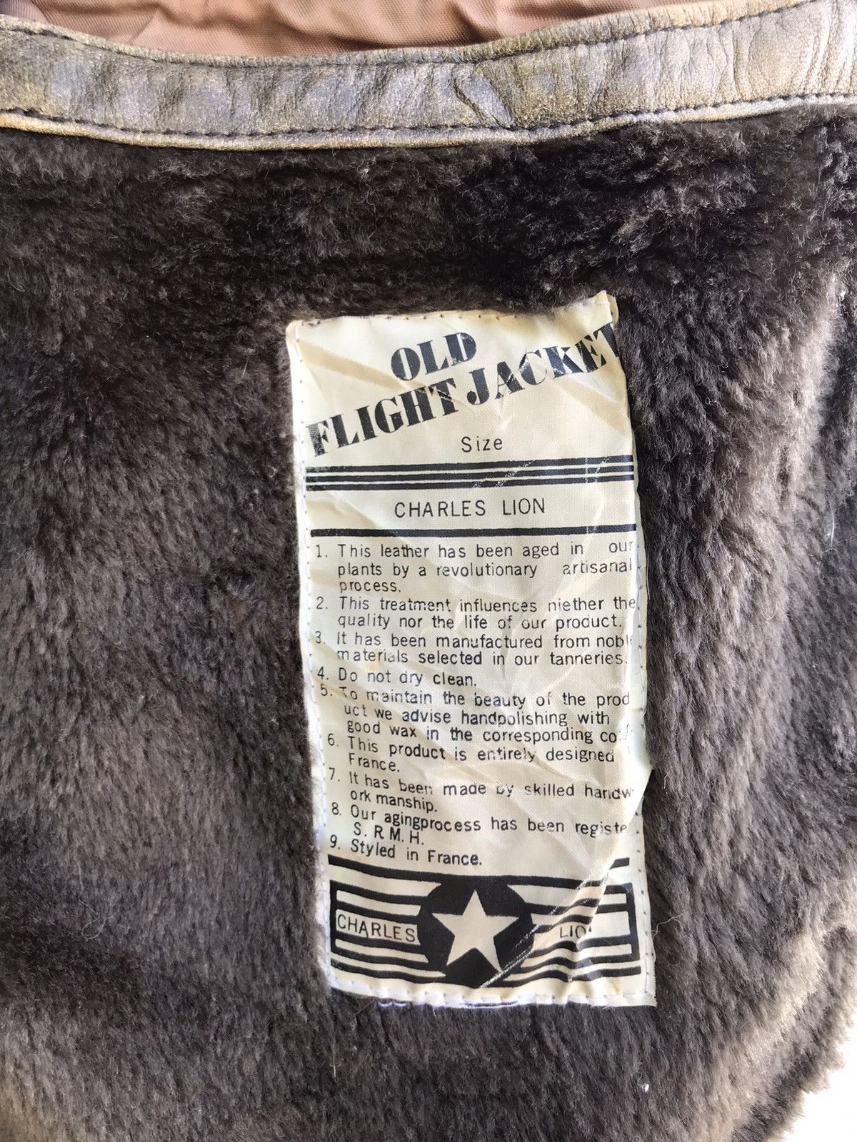 Vintage Vintage Charles lion sherling leather flight jacket Size US M / EU 48-50 / 2 - 6 Thumbnail