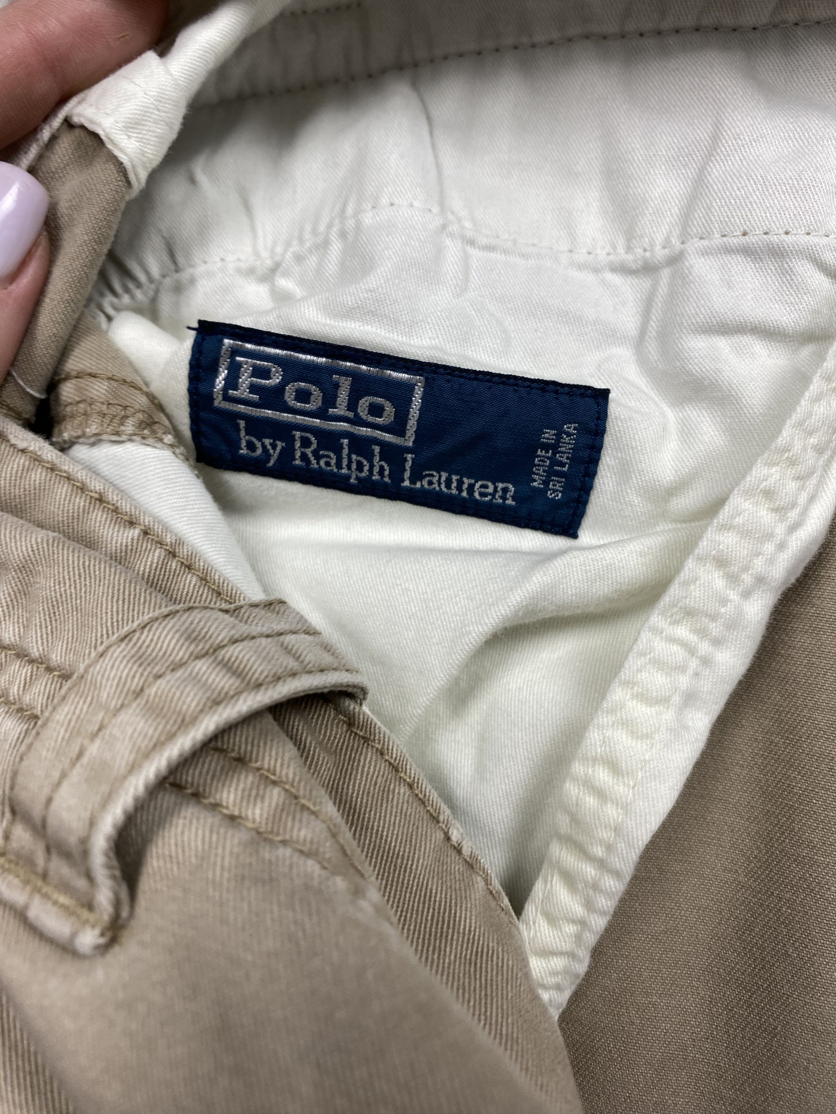 Polo Ralph Lauren × Ralph Lauren × Vintage Polo Ralph Lauren Mens Cargo Shorts Y2K Size US 38 / EU 54 - 4 Thumbnail