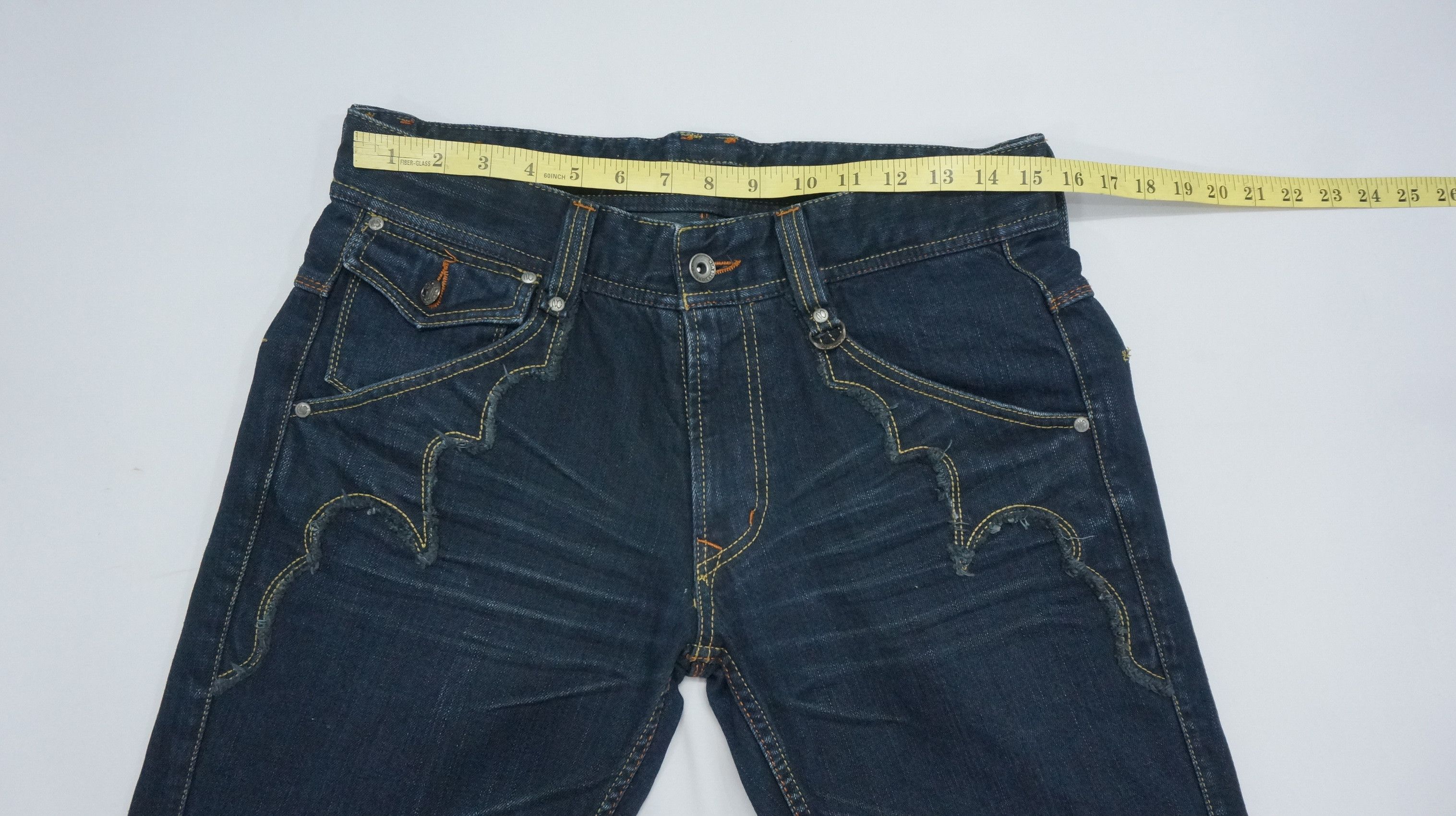 Japanese Brand 💥 Patchwork Flared 💥 NICOLE CLUB FOR MEN Jeans Size US 31 - 12 Thumbnail