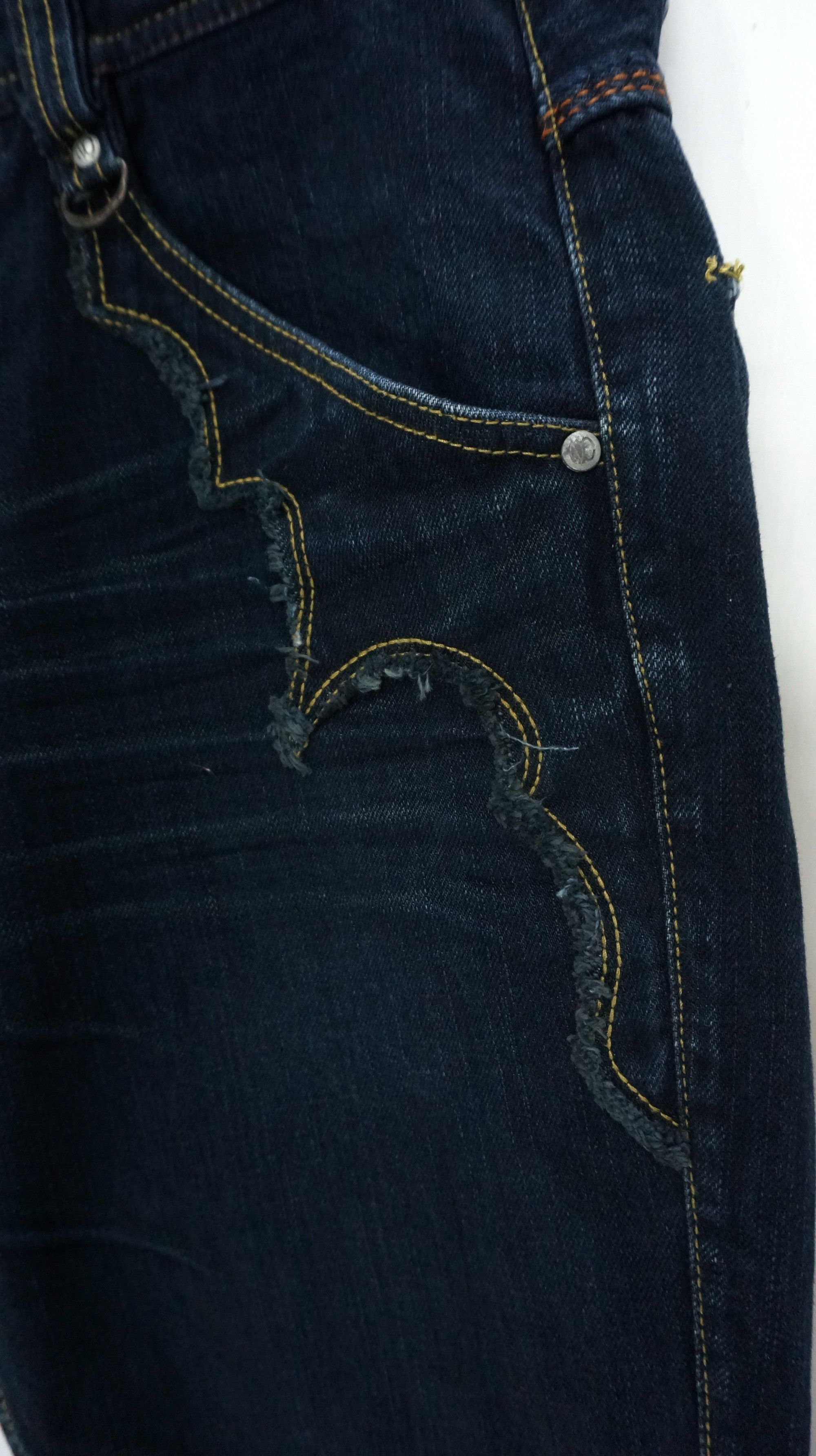 Japanese Brand 💥 Patchwork Flared 💥 NICOLE CLUB FOR MEN Jeans Size US 31 - 9 Thumbnail