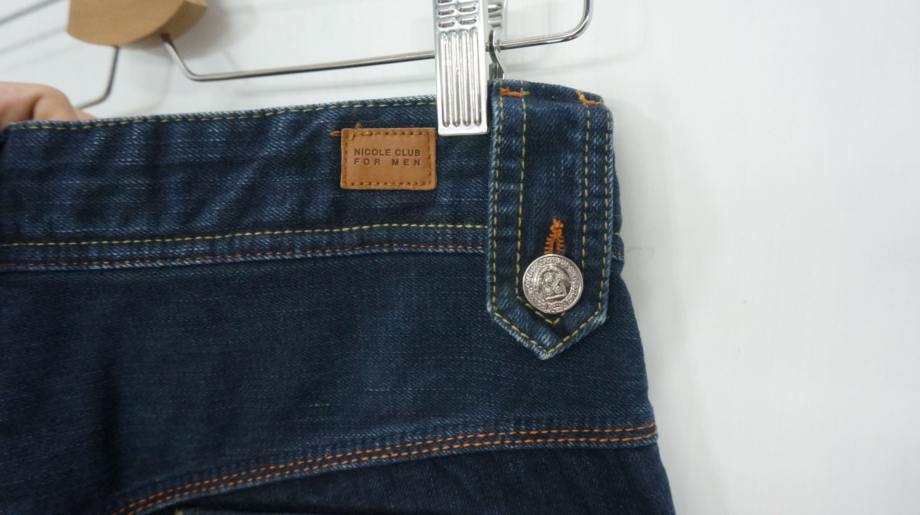 Japanese Brand 💥 Patchwork Flared 💥 NICOLE CLUB FOR MEN Jeans Size US 31 - 4 Thumbnail