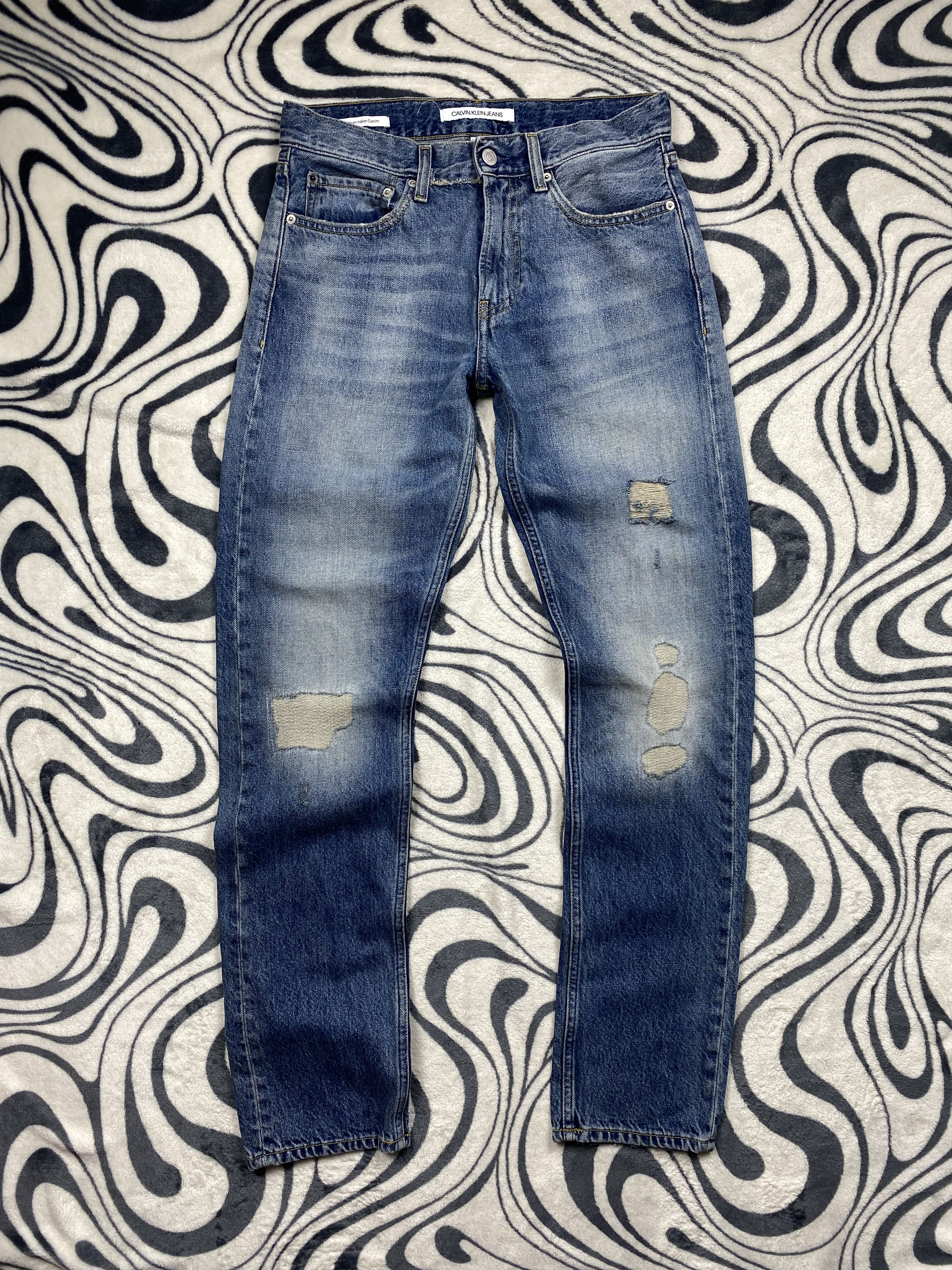 Calvin Klein Calvin Klein Vintage Mens Distressed Denim Pants Jeans Size US 30 / EU 46 - 1 Thumbnail