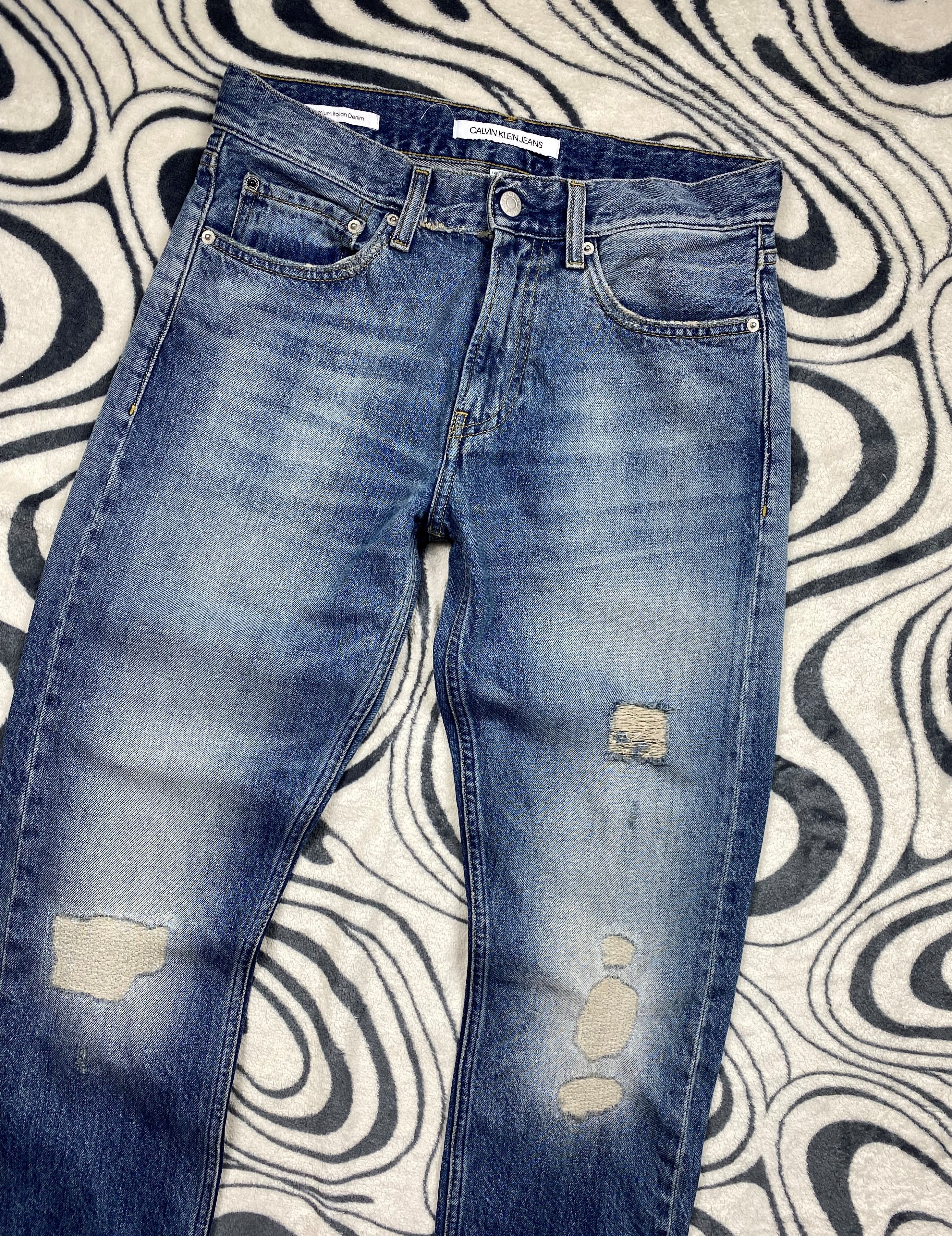 Calvin Klein Calvin Klein Vintage Mens Distressed Denim Pants Jeans Size US 30 / EU 46 - 2 Thumbnail