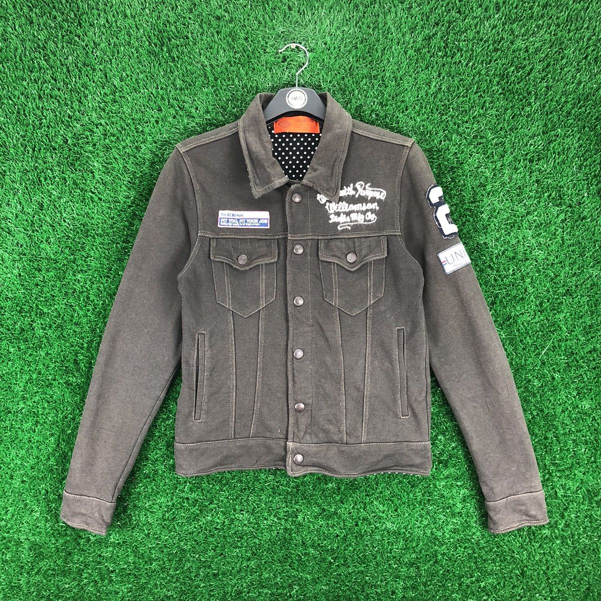 Dickies Vintage Y2K Dickies Workwear Embroidered and Patch Jacket Size S / US 4 / IT 40 - 1 Thumbnail