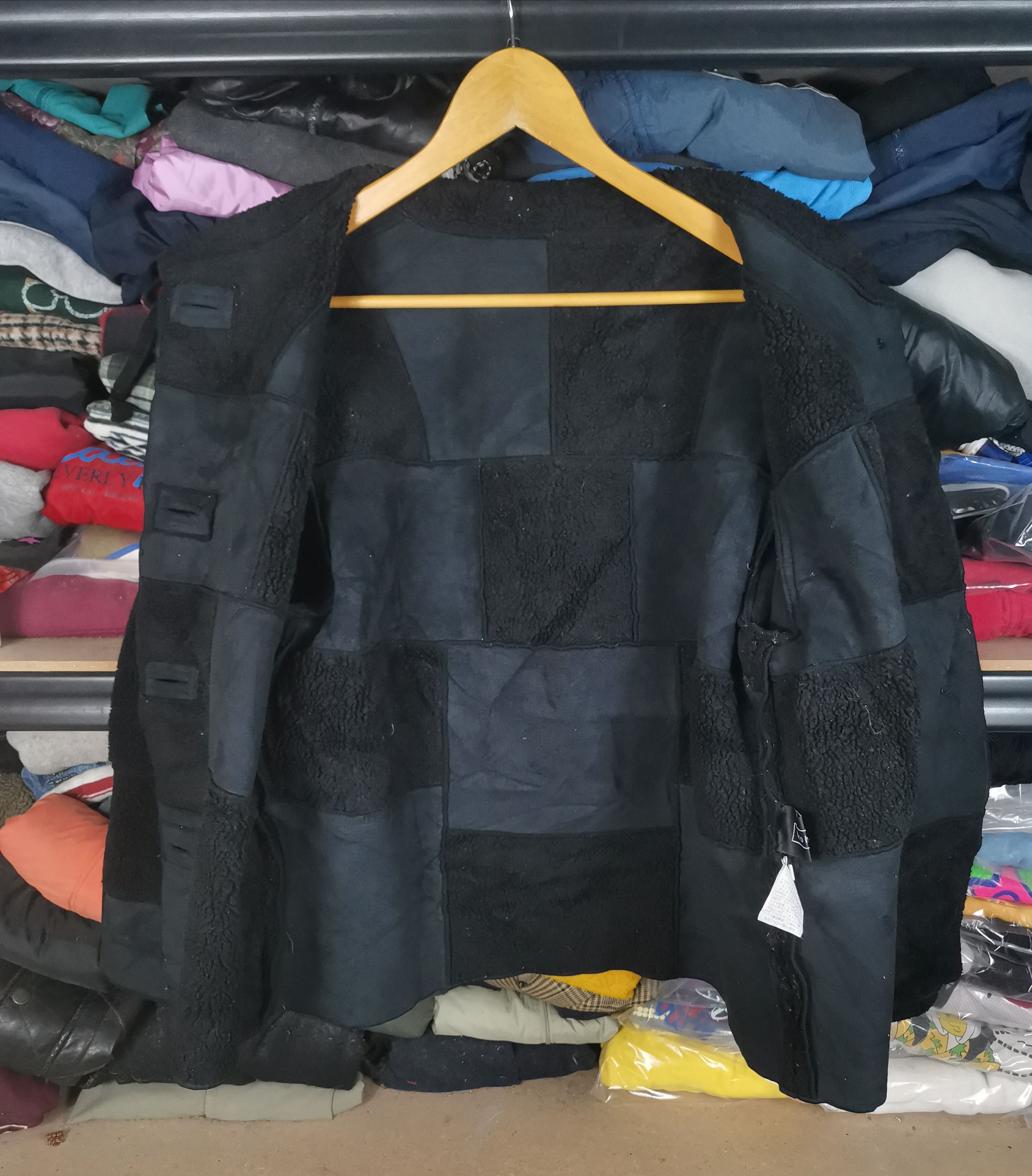 Japanese Brand Vintage Japanese Brand Frohlich Patchwork Sherpa Jacket Size US M / EU 48-50 / 2 - 3 Thumbnail