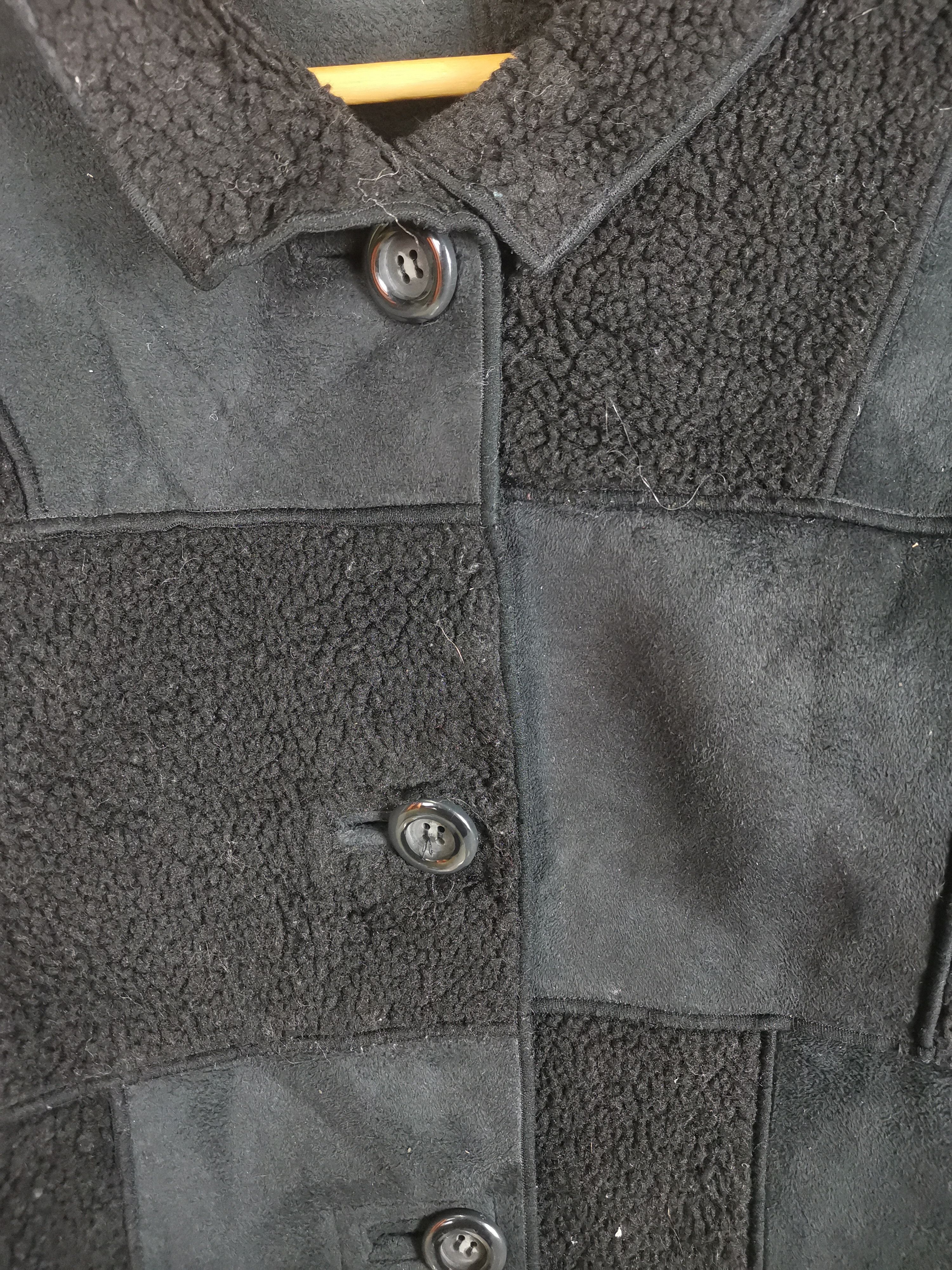 Japanese Brand Vintage Japanese Brand Frohlich Patchwork Sherpa Jacket Size US M / EU 48-50 / 2 - 2 Thumbnail