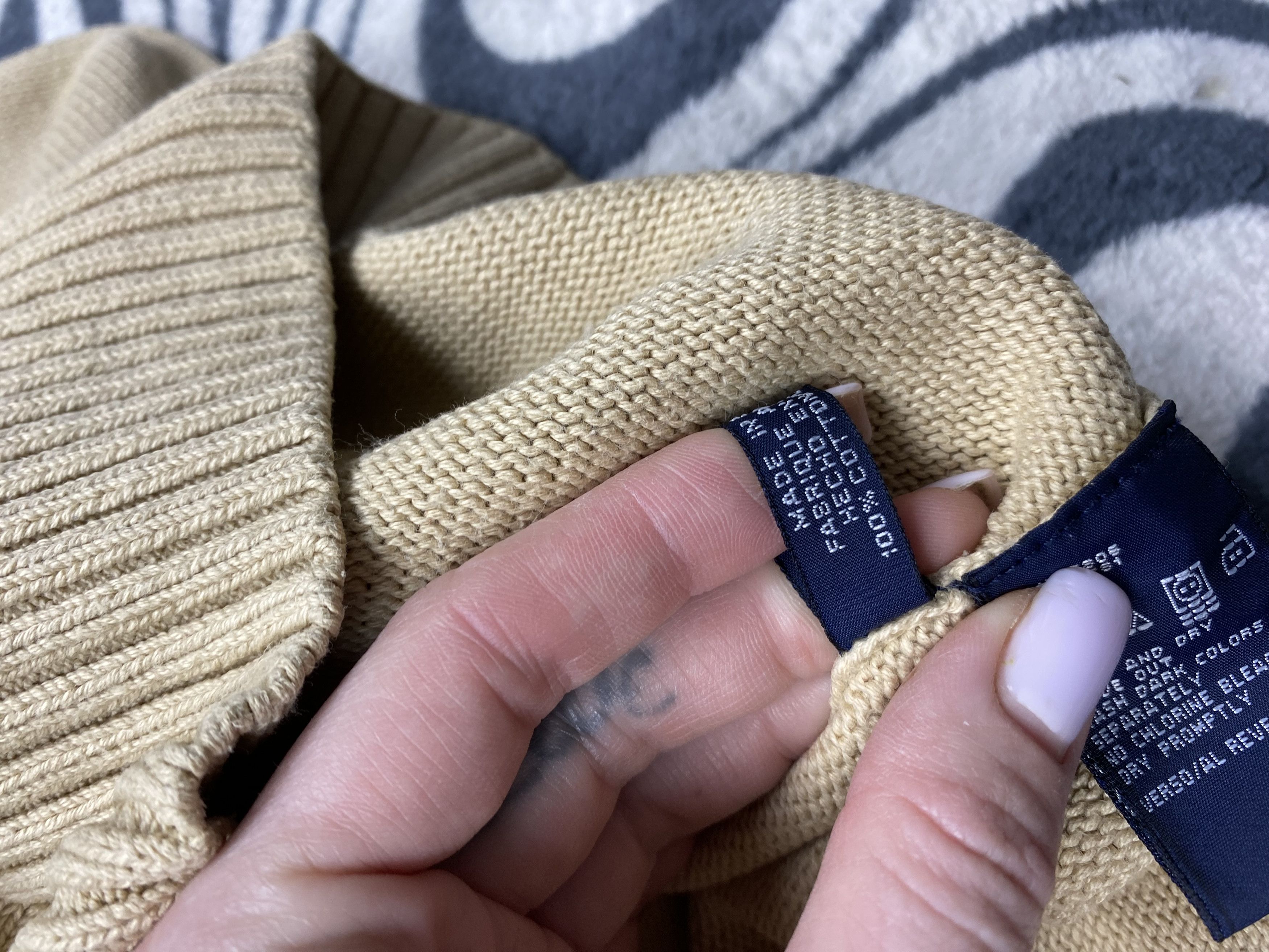 Tommy Hilfiger × Vintage Tommy Hilfiger Vintage Knit Hight Neck Sweatshirt Turtleneck Size US XL / EU 56 / 4 - 5 Thumbnail