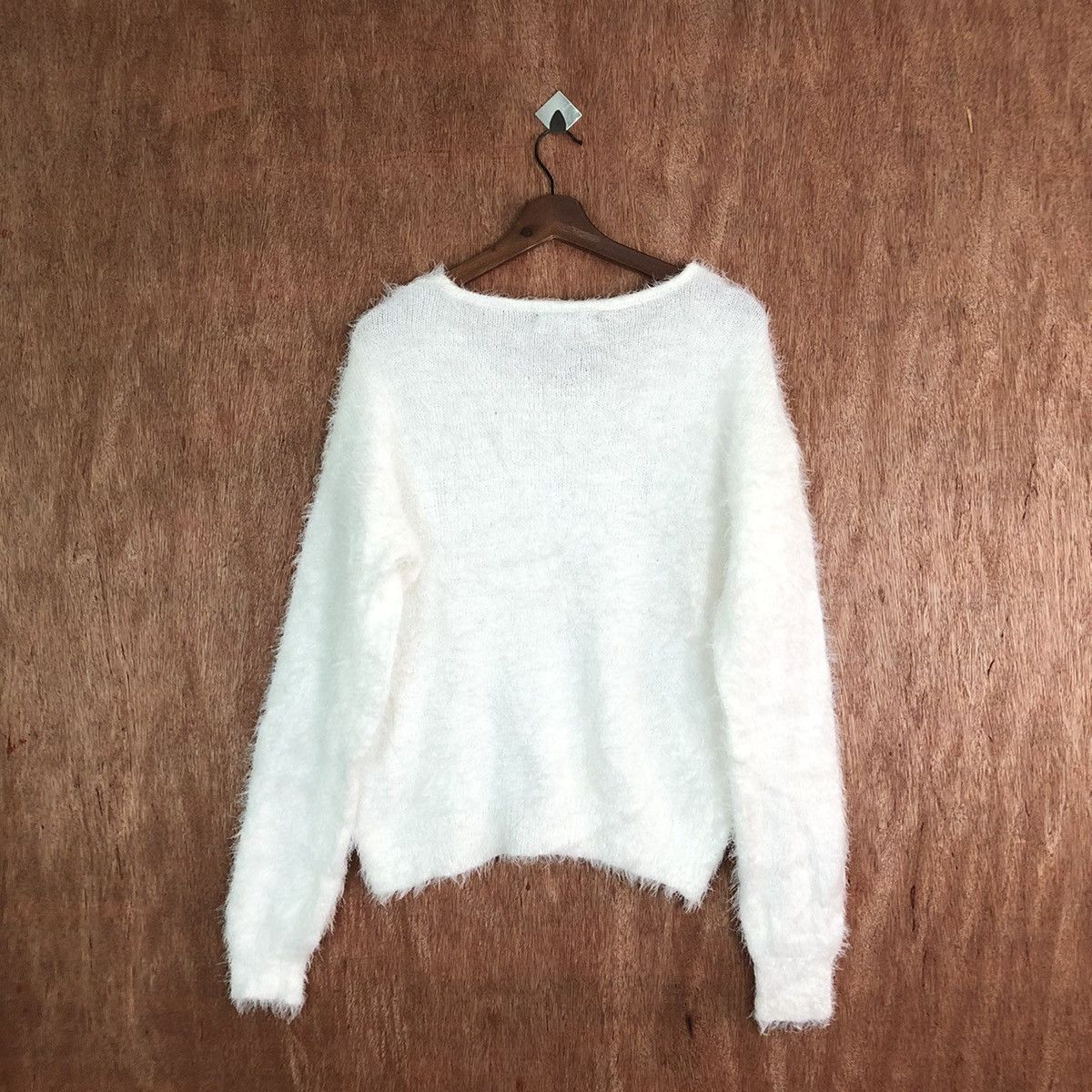 Homespun Knitwear Mounsoin Femene Shag Shaggy Fur Mohair Knitwear #6632 Size L / US 10 / IT 46 - 9 Thumbnail