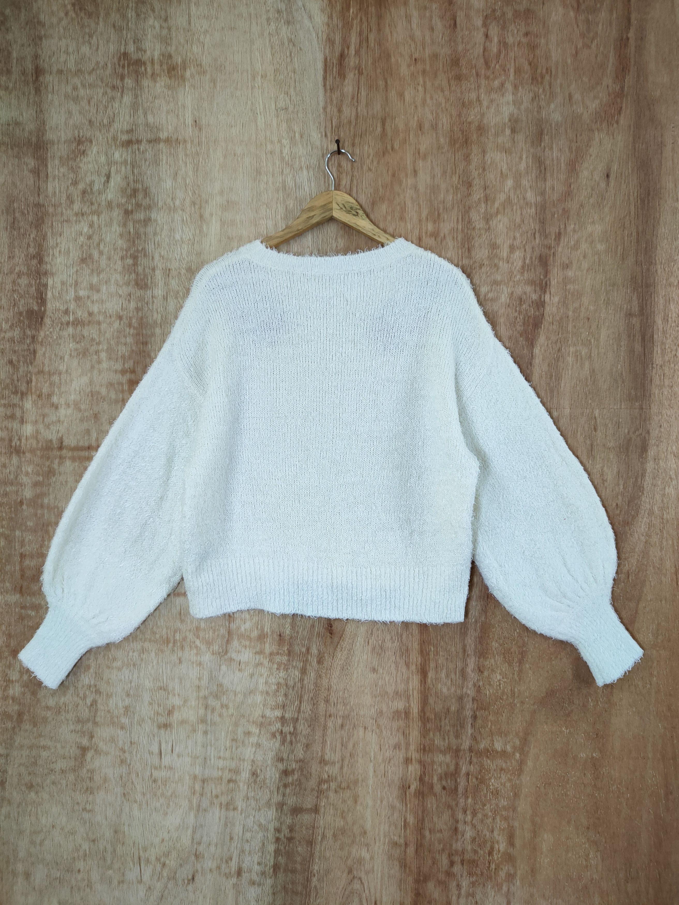 Japanese Brand DL GU art mohair soft fur knitwear japan shag shaggy #46-489 Size S / US 4 / IT 40 - 8 Thumbnail
