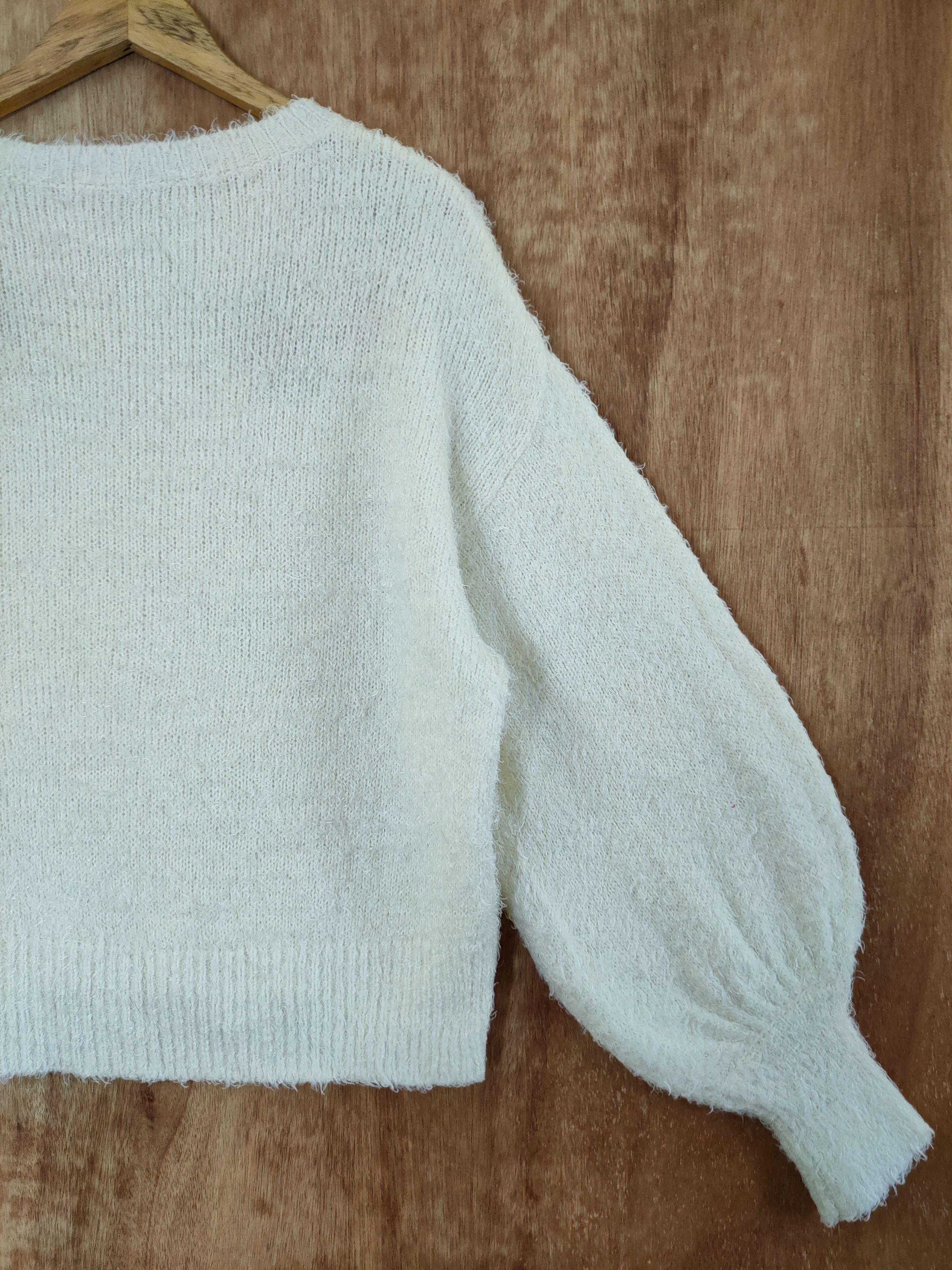 Japanese Brand DL GU art mohair soft fur knitwear japan shag shaggy #46-489 Size S / US 4 / IT 40 - 10 Thumbnail