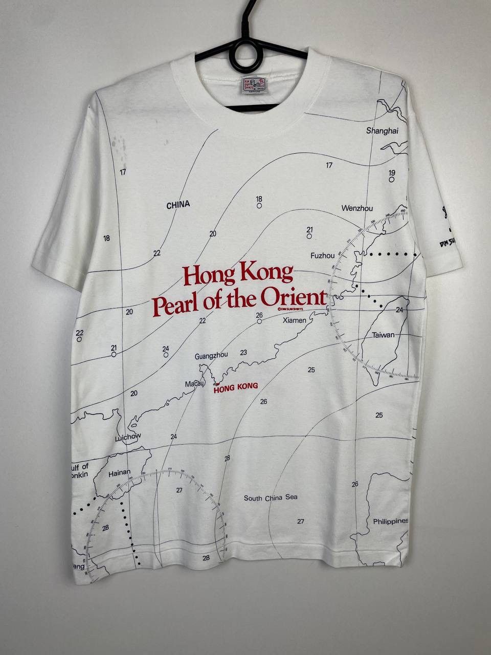 Vintage Hong Kong Pearl of the Orient 90s vintage t-shirt size M Size US M / EU 48-50 / 2 - 1 Thumbnail